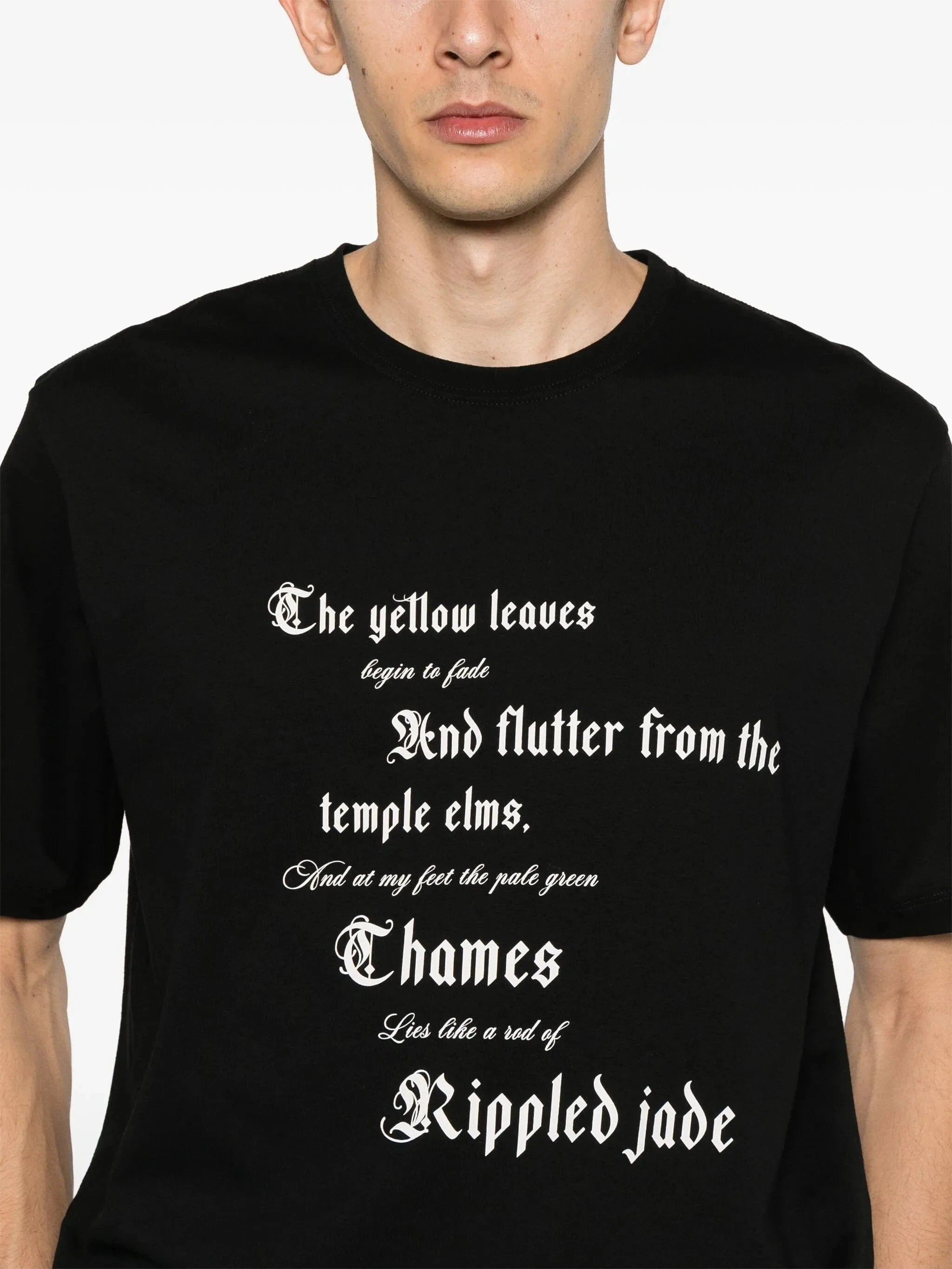 Alexander McQueen Text-Print T-Shirt