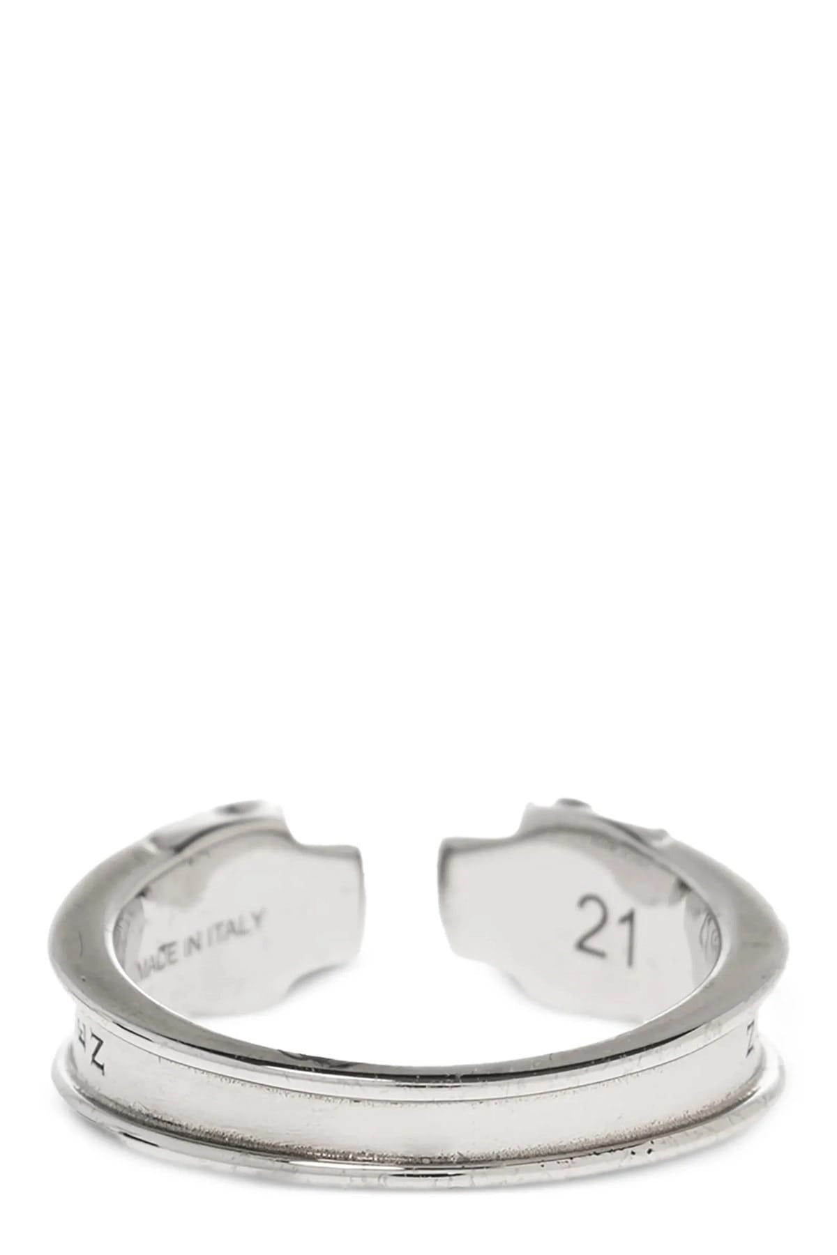 Alexander McQueen Alexander McQueen Thin Twin Skull Ring