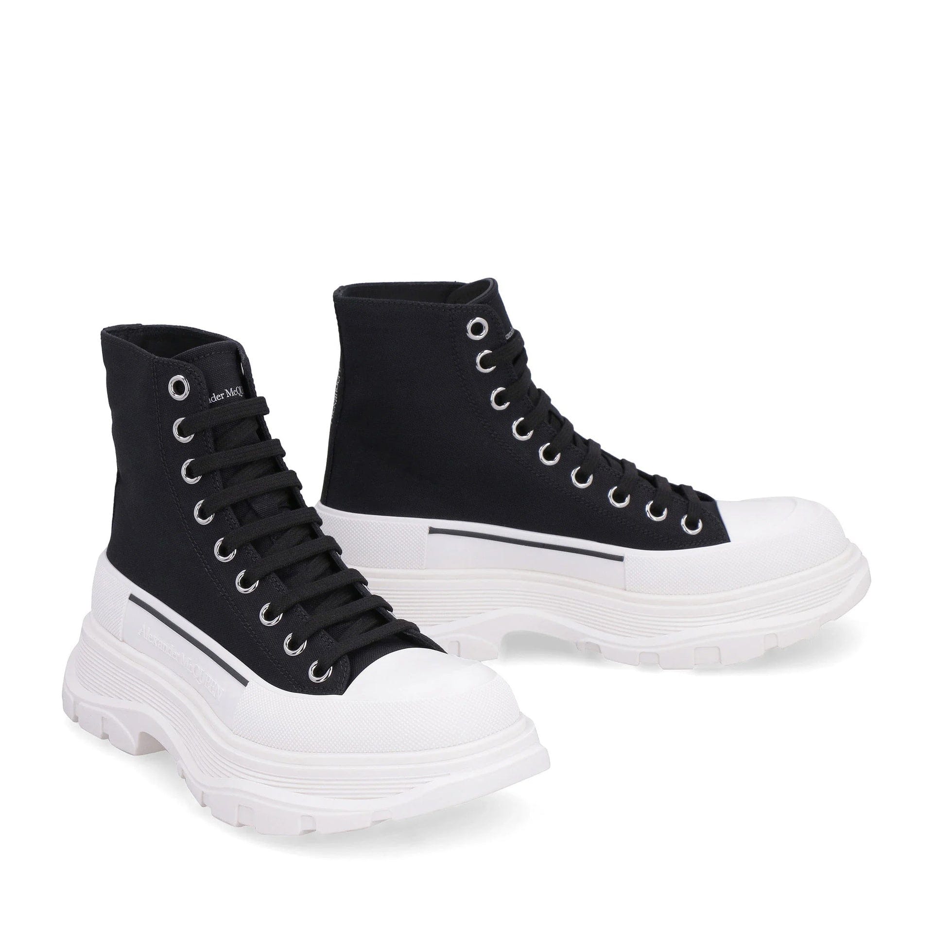 Alexander McQueen Treadslick High Top Canvas Sneakers - alternate view