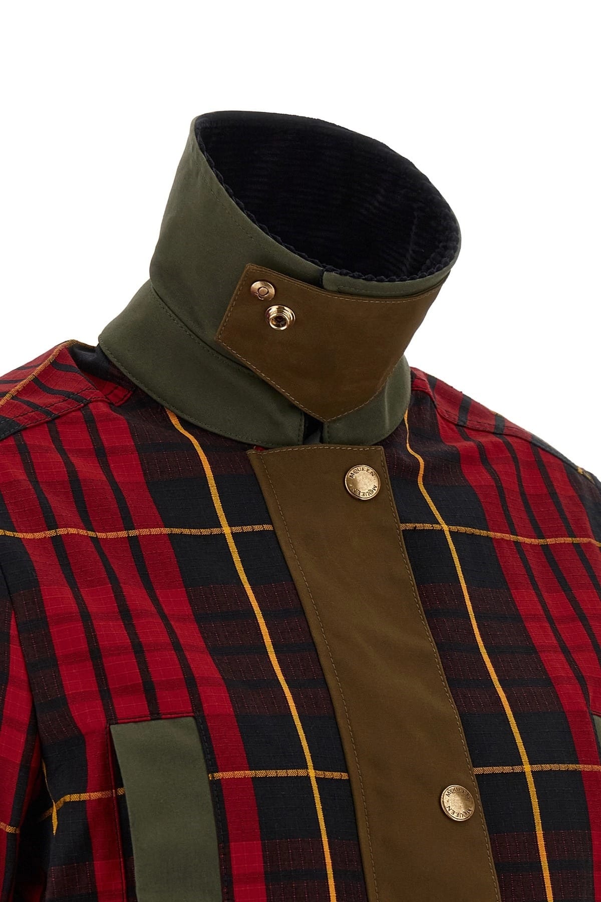 Alexander McQueen Alexander McQueen Waxed Patchwork Jacket