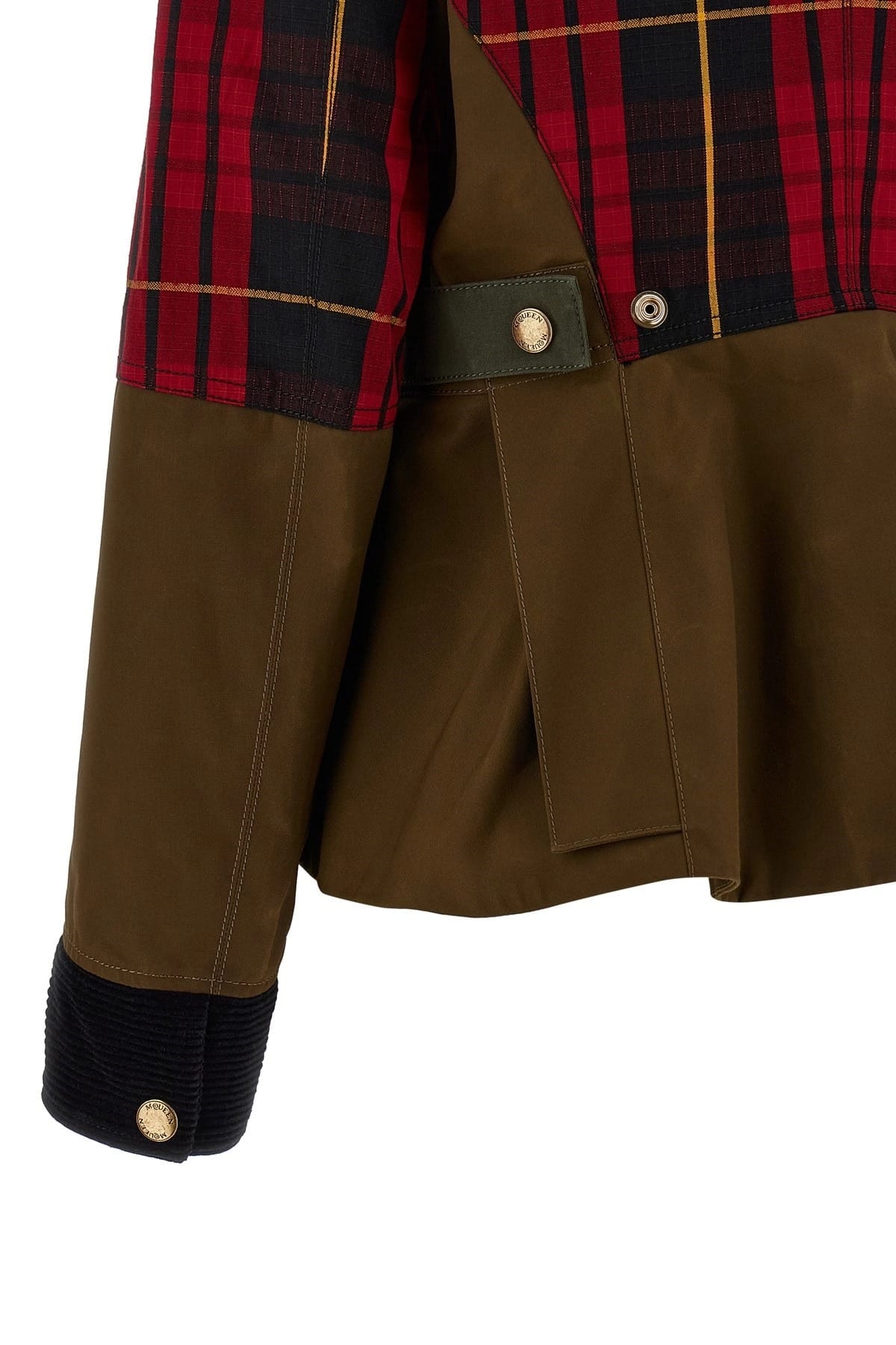 Alexander McQueen Alexander McQueen Waxed Patchwork Jacket