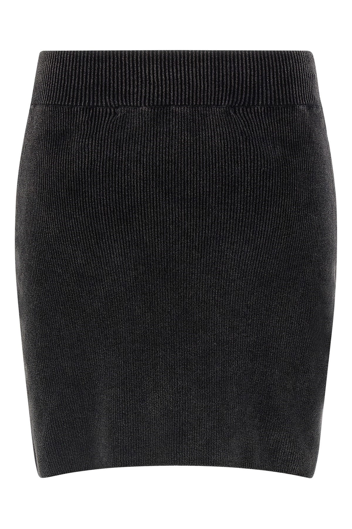 Alexander Wang Black Chenille Mini Skirt - alternate view