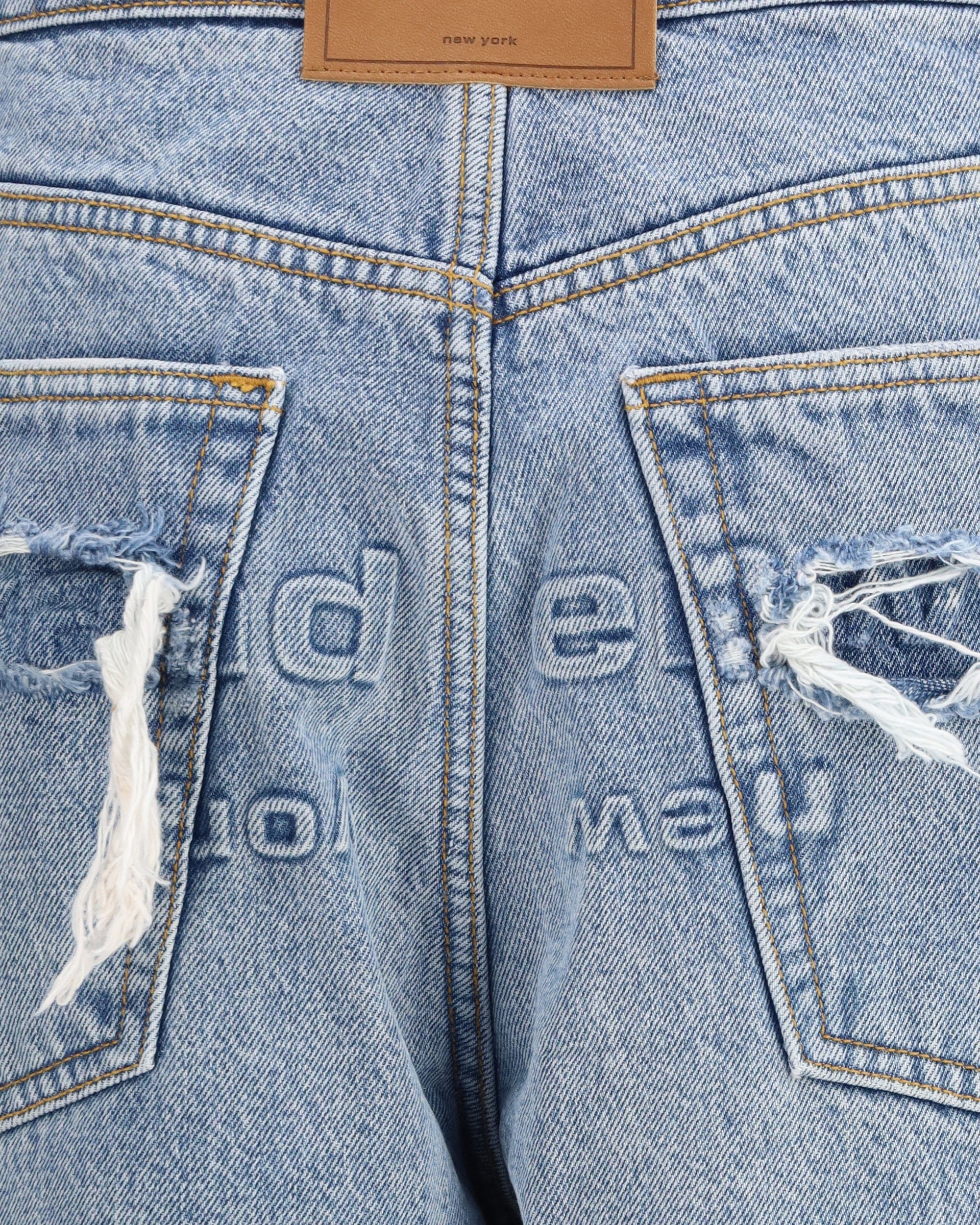 Alexander Wang Button Jeans With Barrel Cut