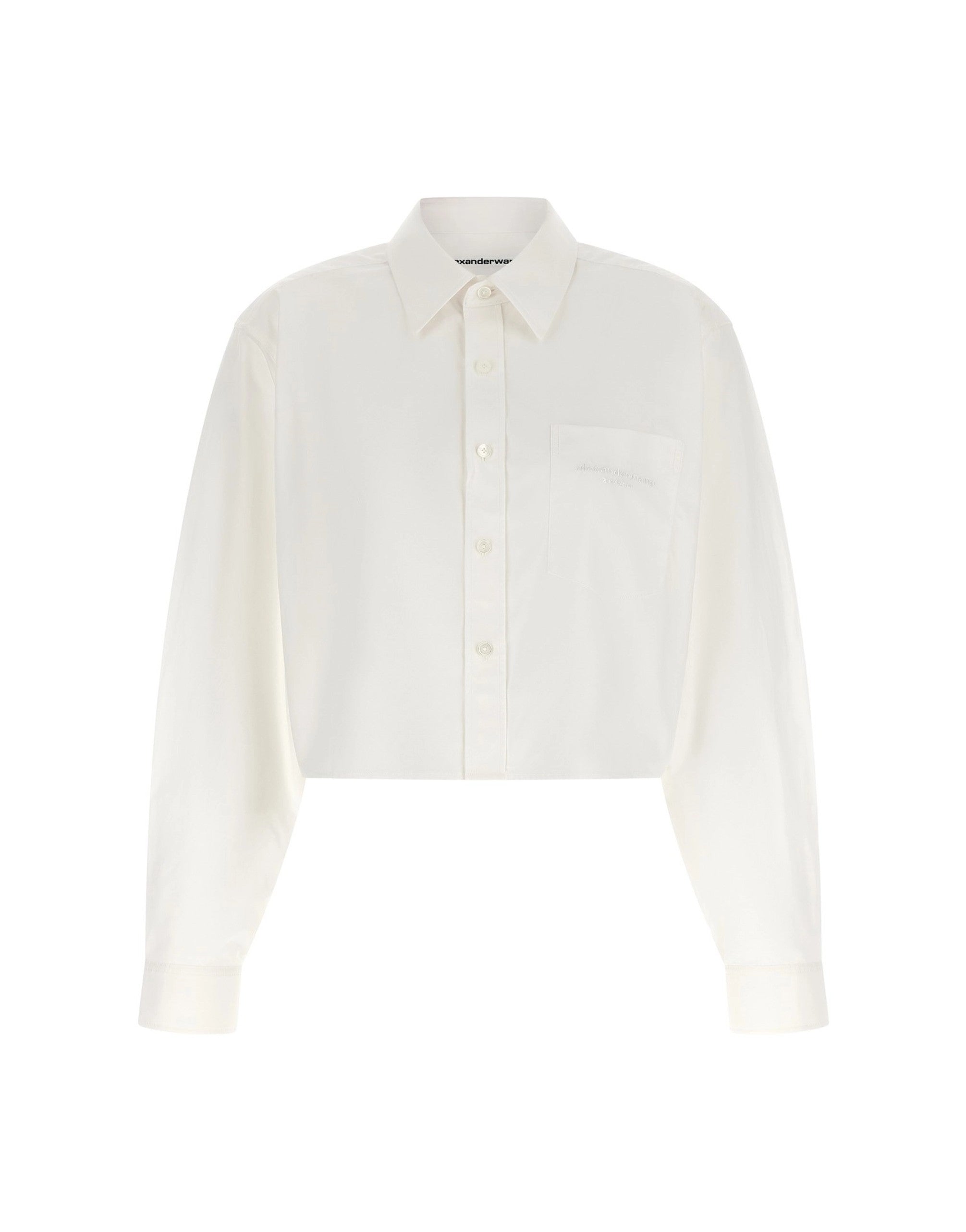 Alexander Wang Cropped Cotton Shirt