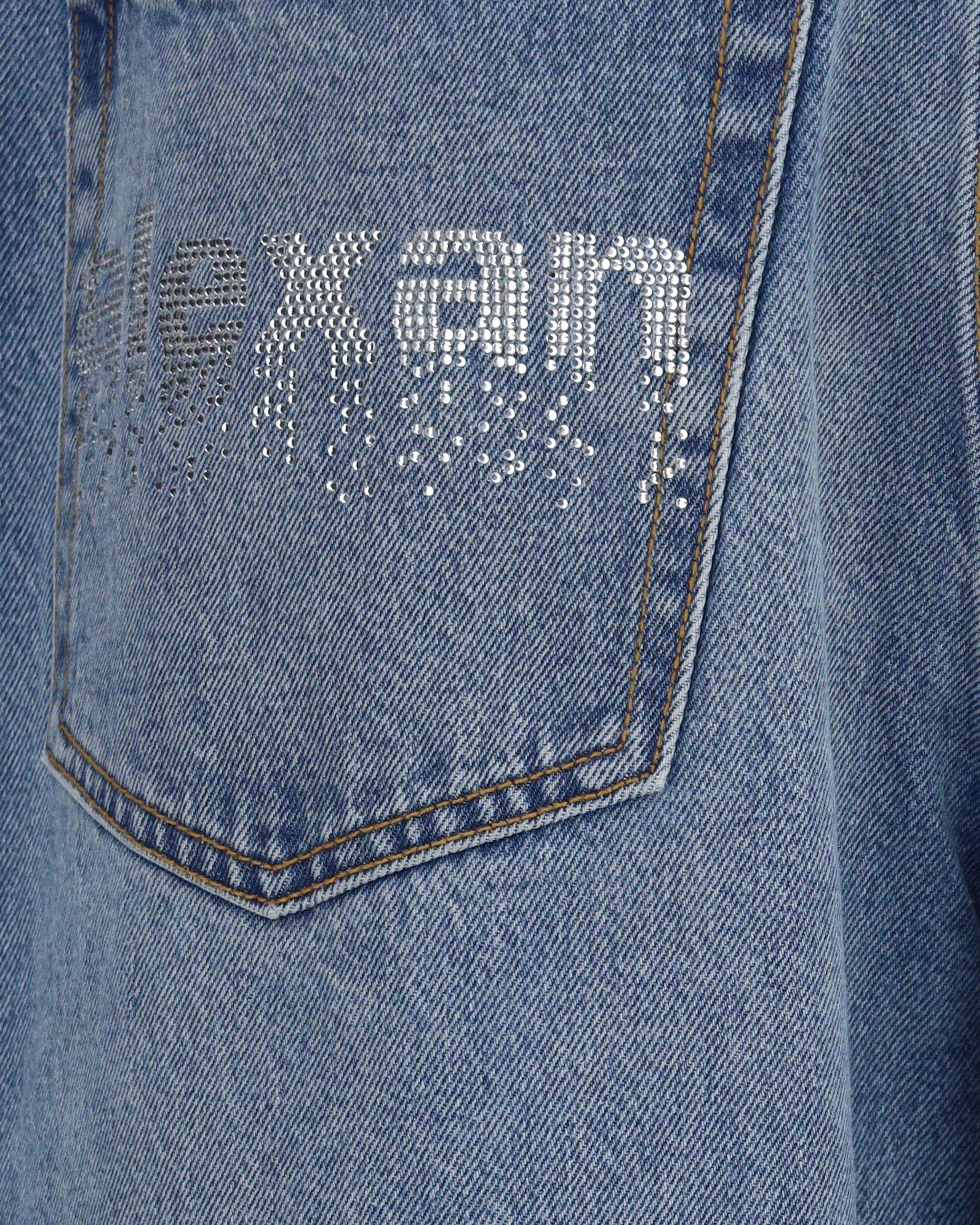 Alexander Wang Crystal Balloon Jeans