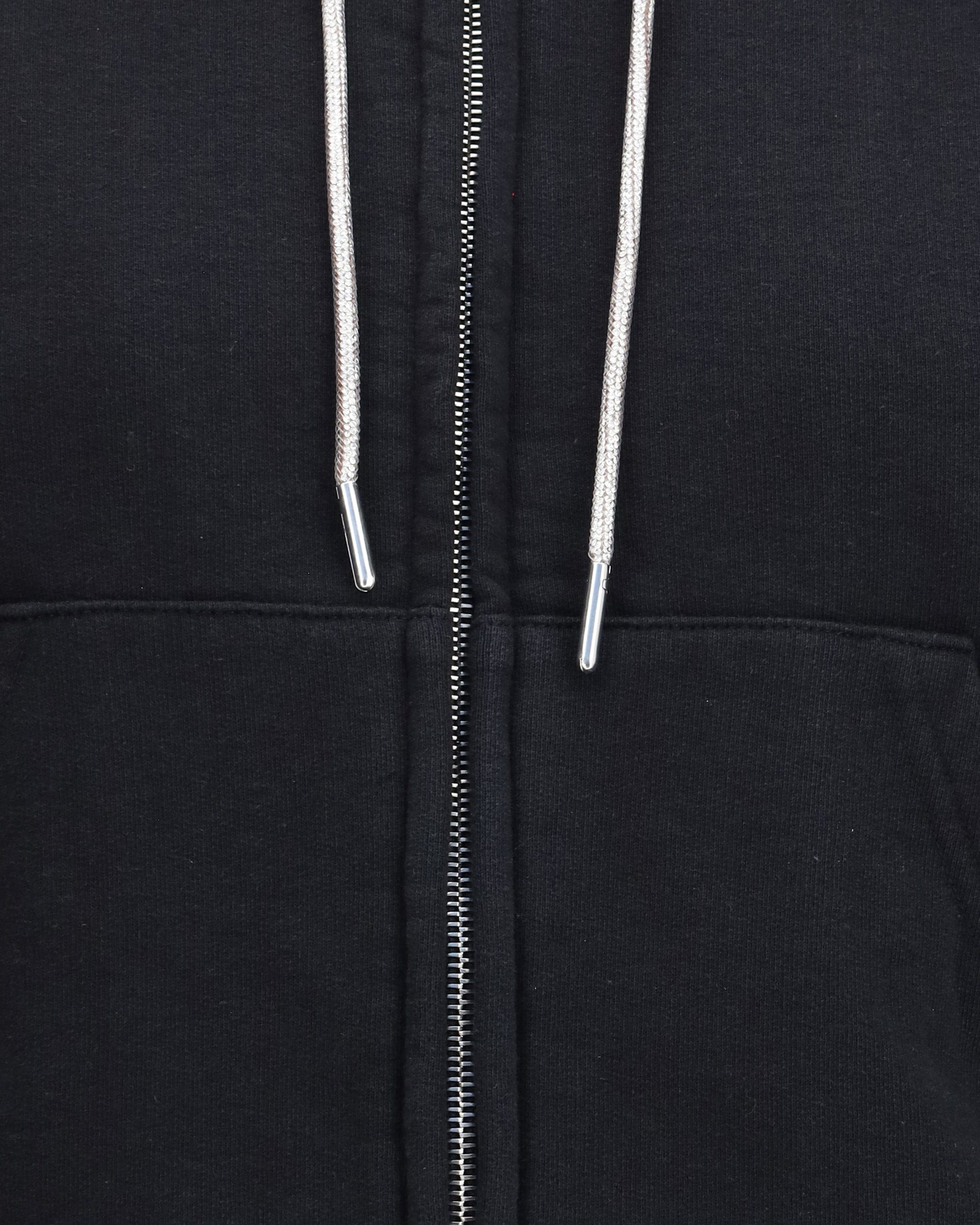 Alexander Wang Crystal Drawcord Zip-Up Hoodie