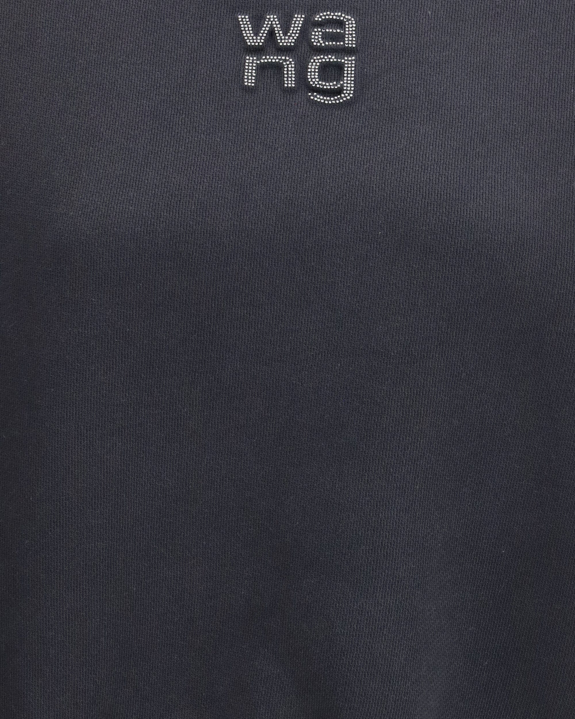 Alexander Wang Crystal Hotfix Logo Sweatshirt