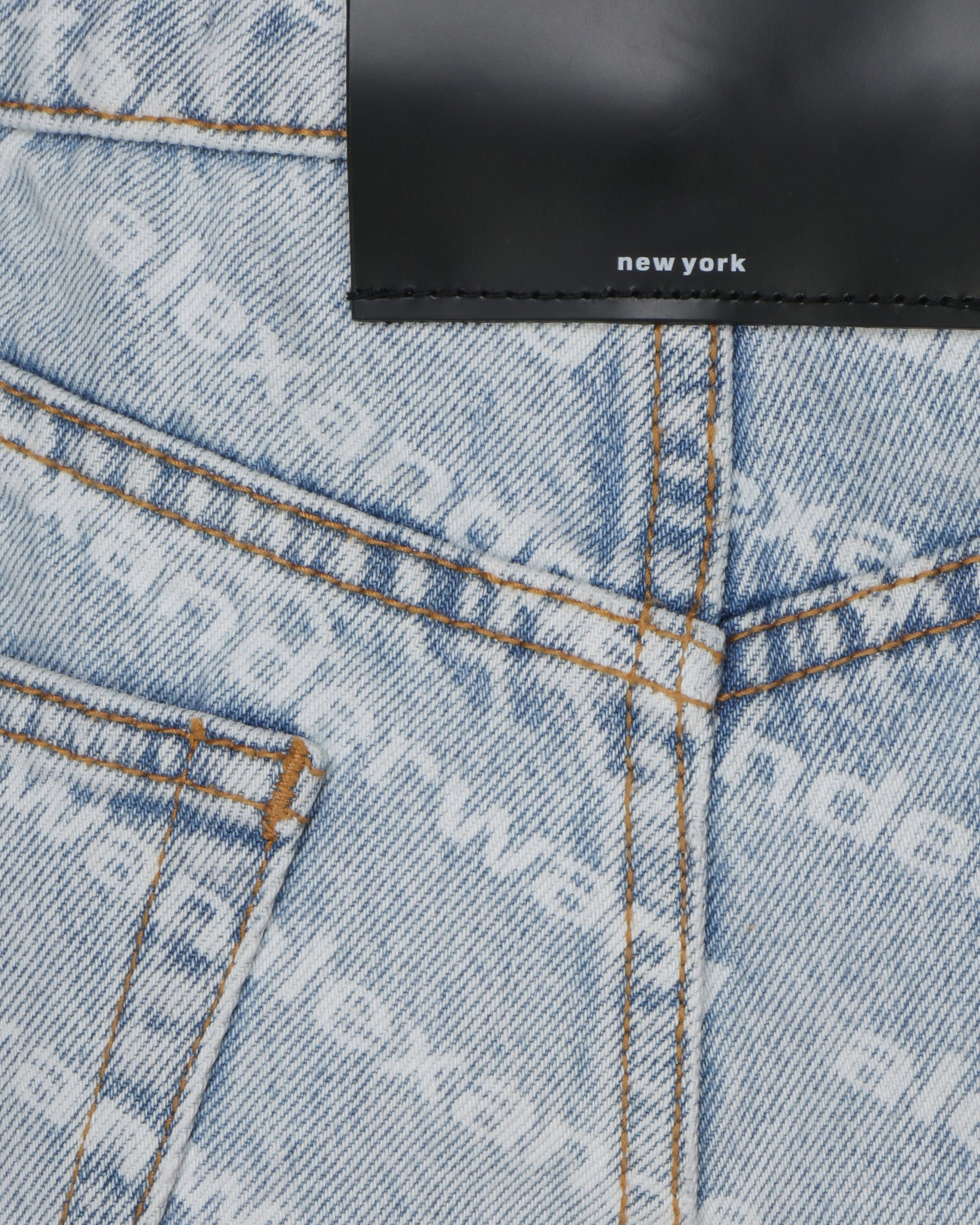 Alexander Wang Denim Shorts With Zipper Button Fly