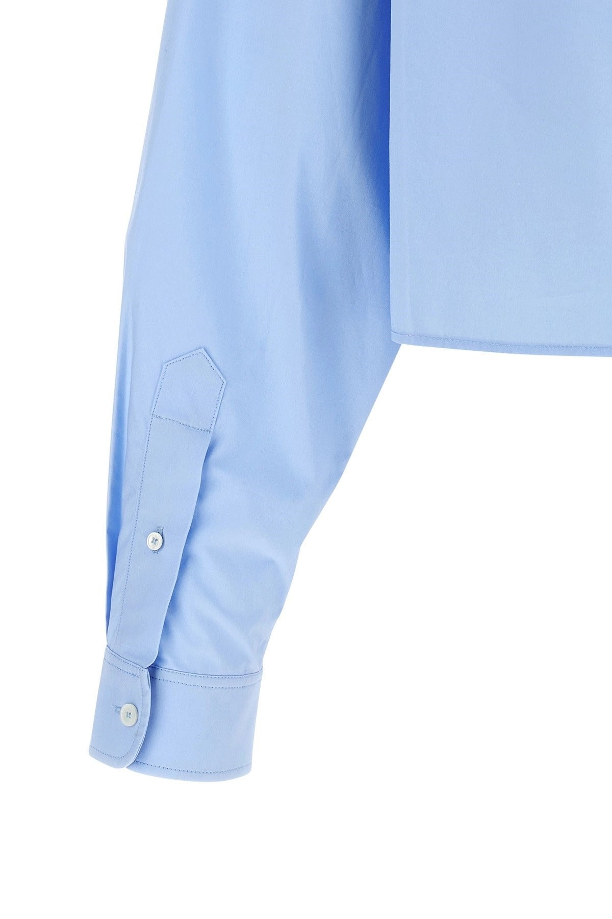Alexander Wang Light Blue Cropped Shirt