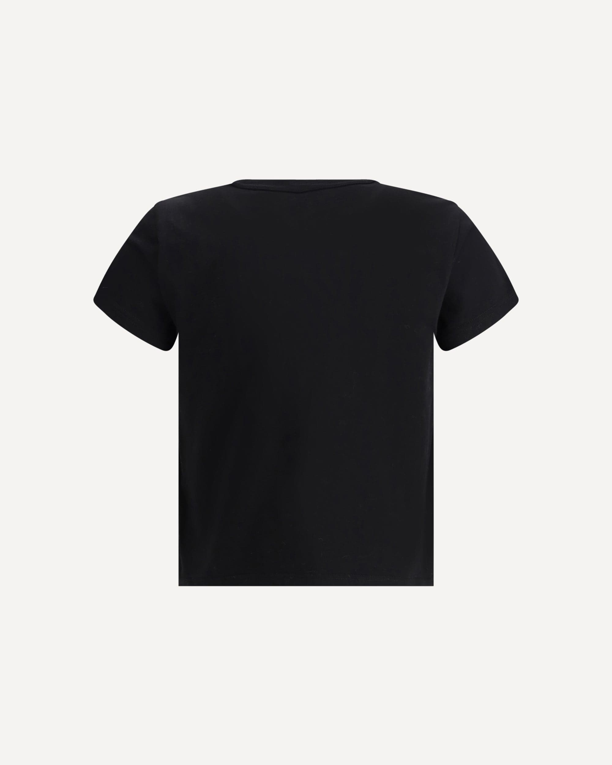 Alexander Wang Logo-Embossed Cotton T-Shirt