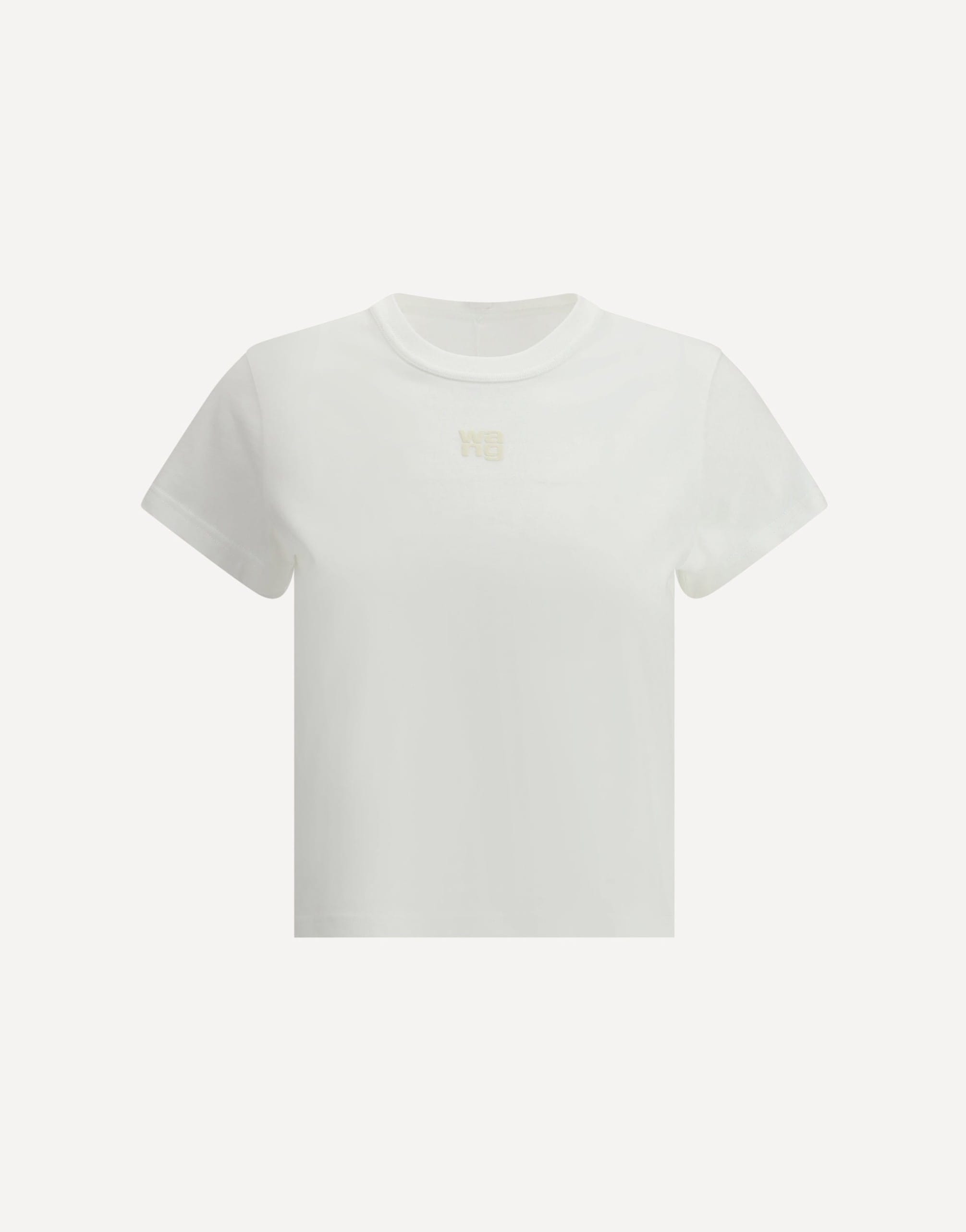 Alexander Wang Logo-Embroidered Cotton T-Shirt