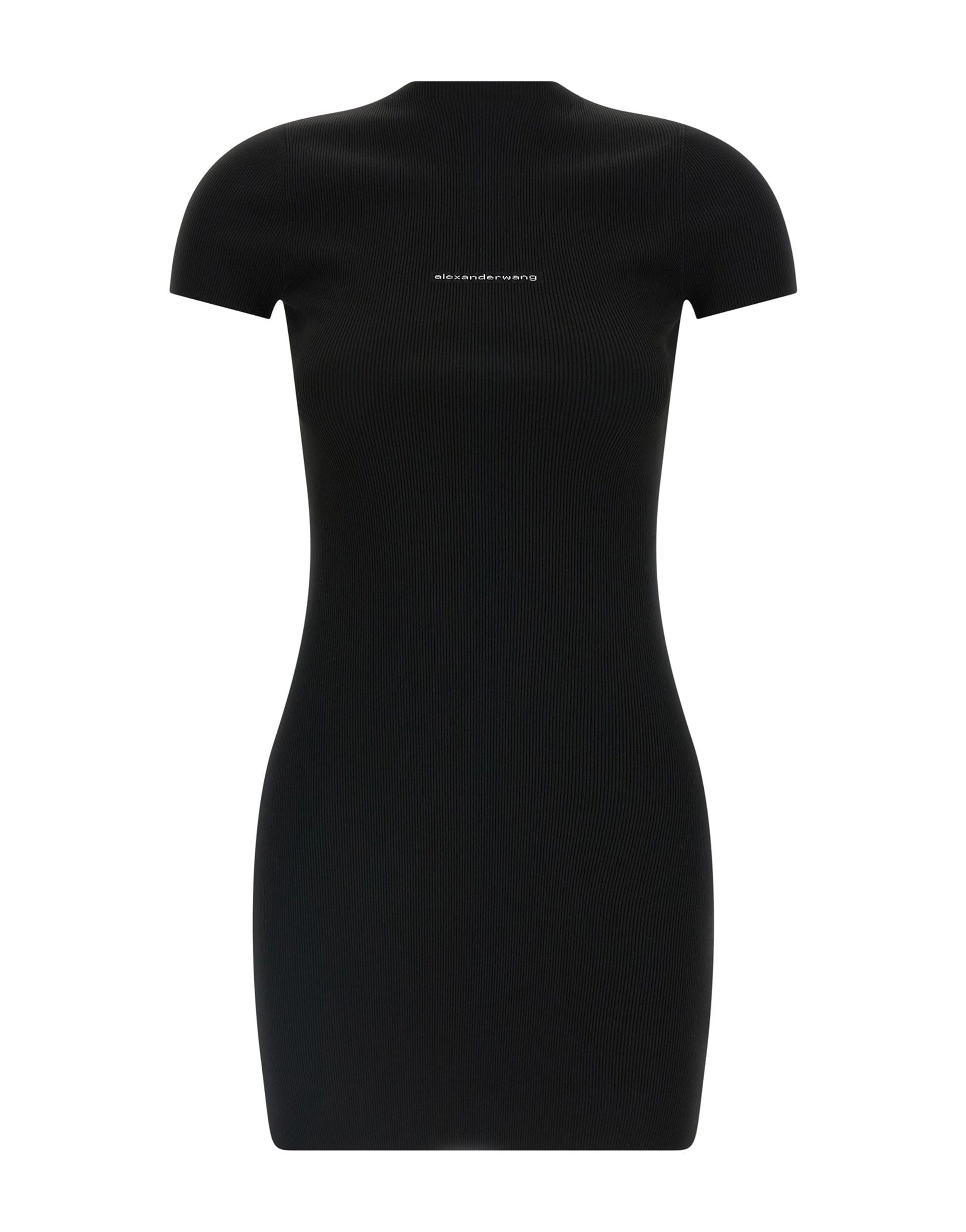 Alexander Wang Alexander Wang Logo Jacquard Mini Dress