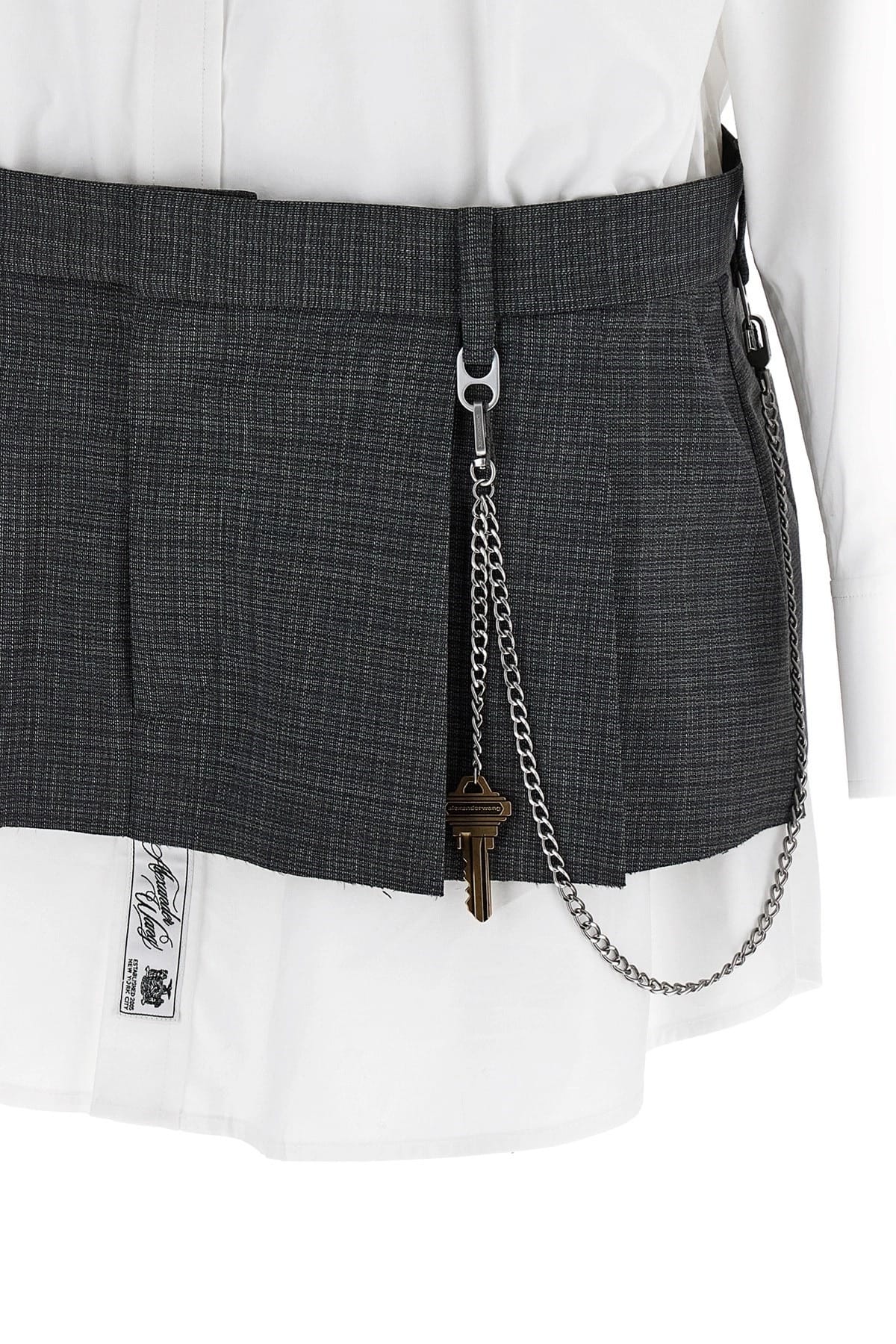 Alexander Wang Alexander Wang Pre-Styled Shirt Dress W Chain Dress