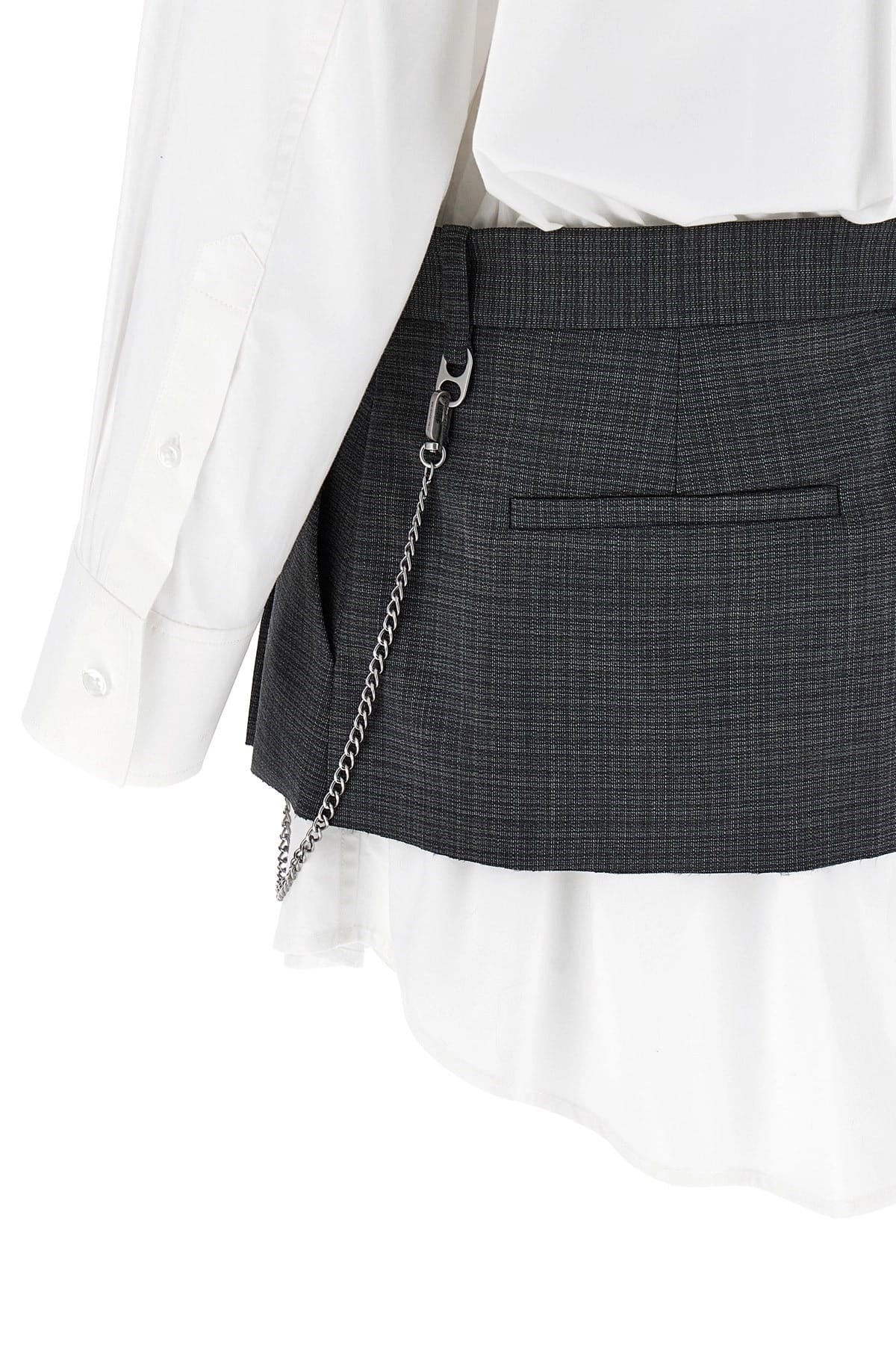 Alexander Wang Alexander Wang Pre-Styled Shirt Dress W Chain Dress