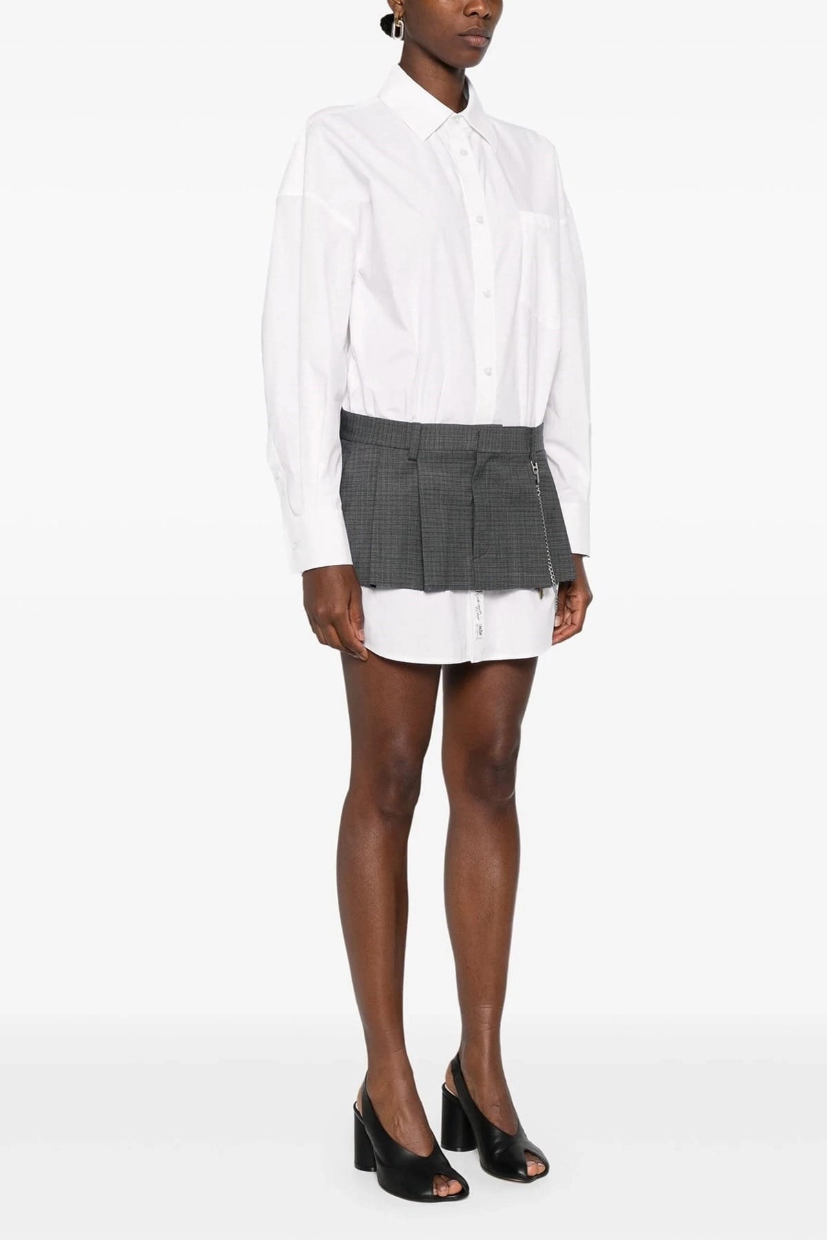 Alexander Wang Alexander Wang Pre-Styled Shirt Dress W Chain Dress