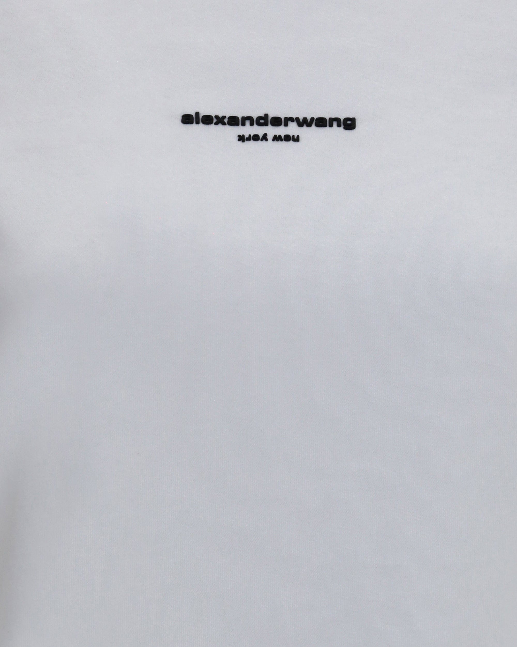 Alexander Wang Alexander Wang Short-Sleeve T-Shirt With Central Logo Print