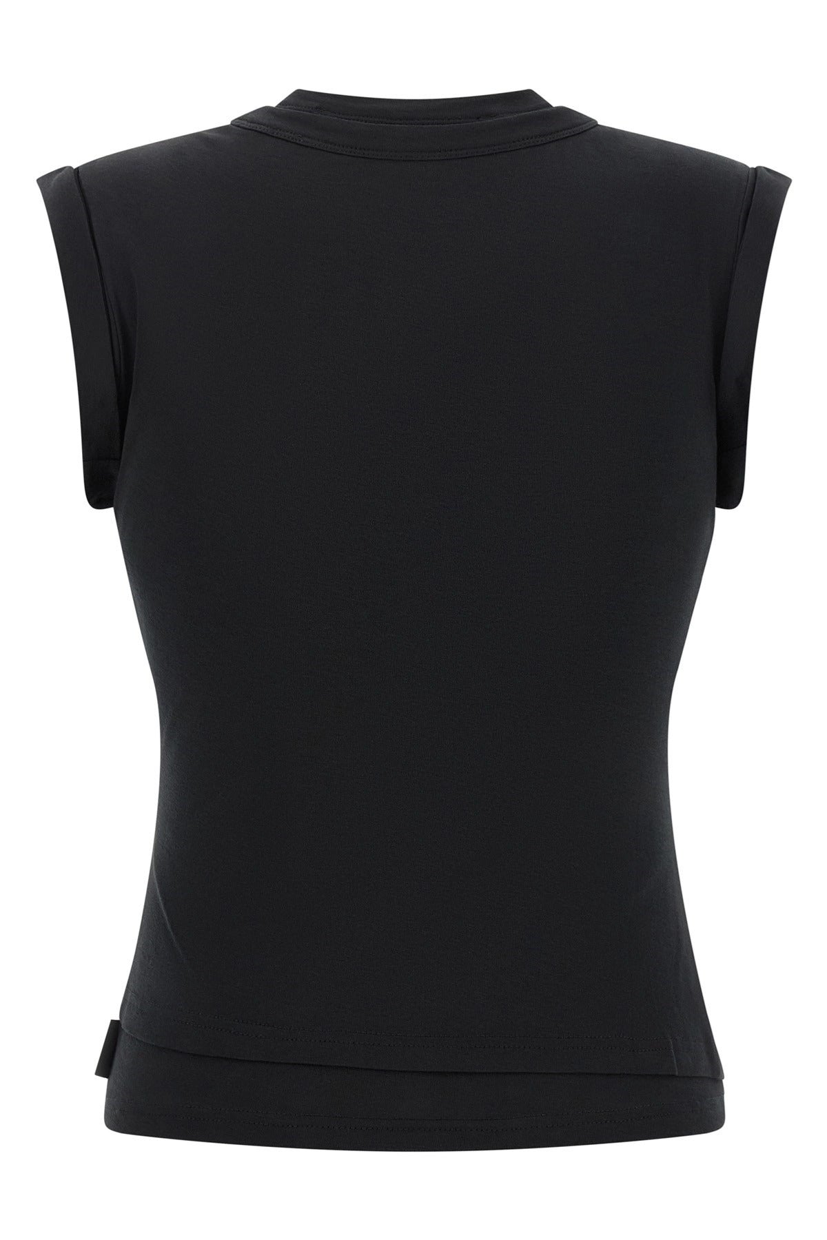 توب تانك بطبقات وصدر ملتف من Alexander Wang