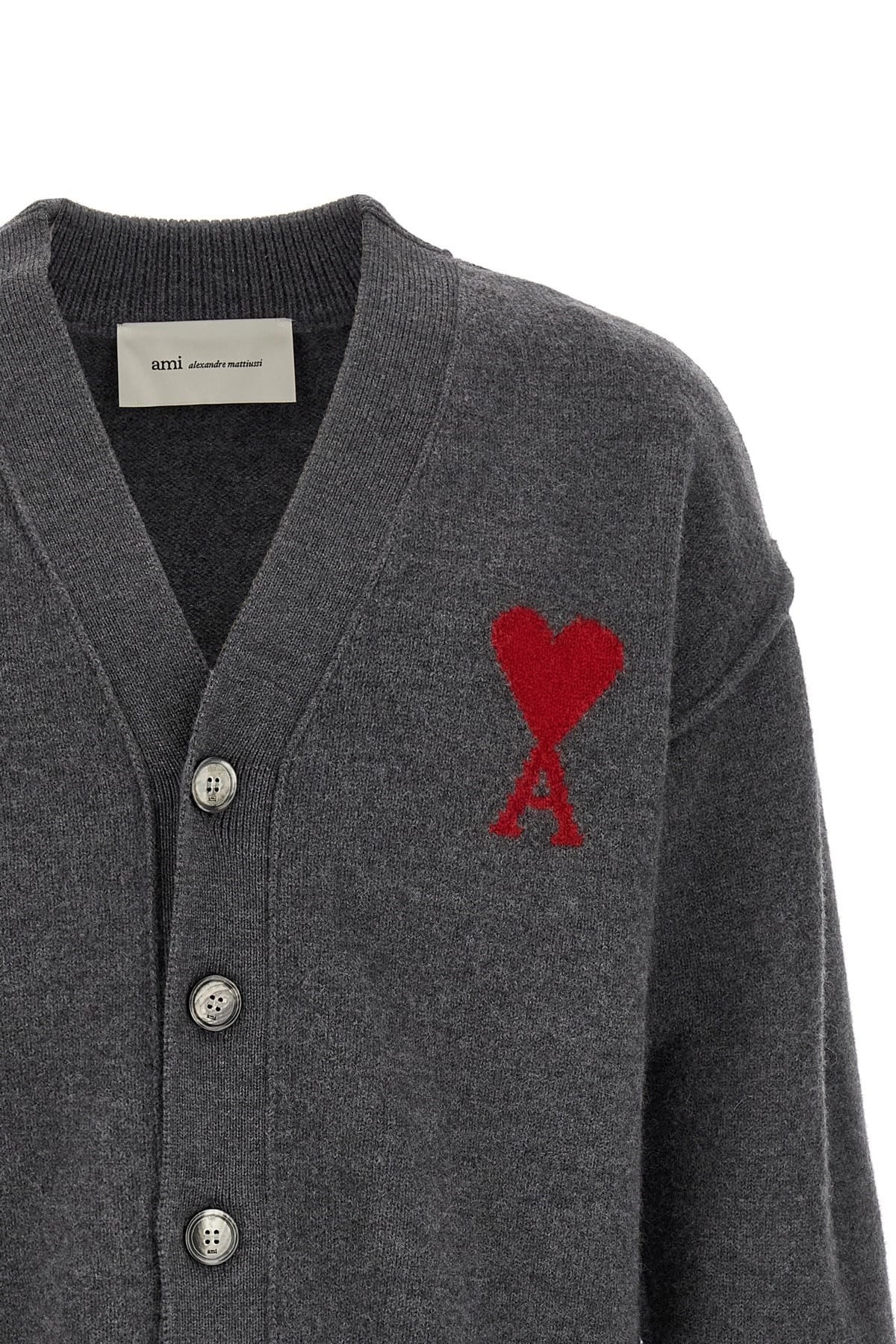 Ami Paris Ami Paris Ami De Coeur Cardigan