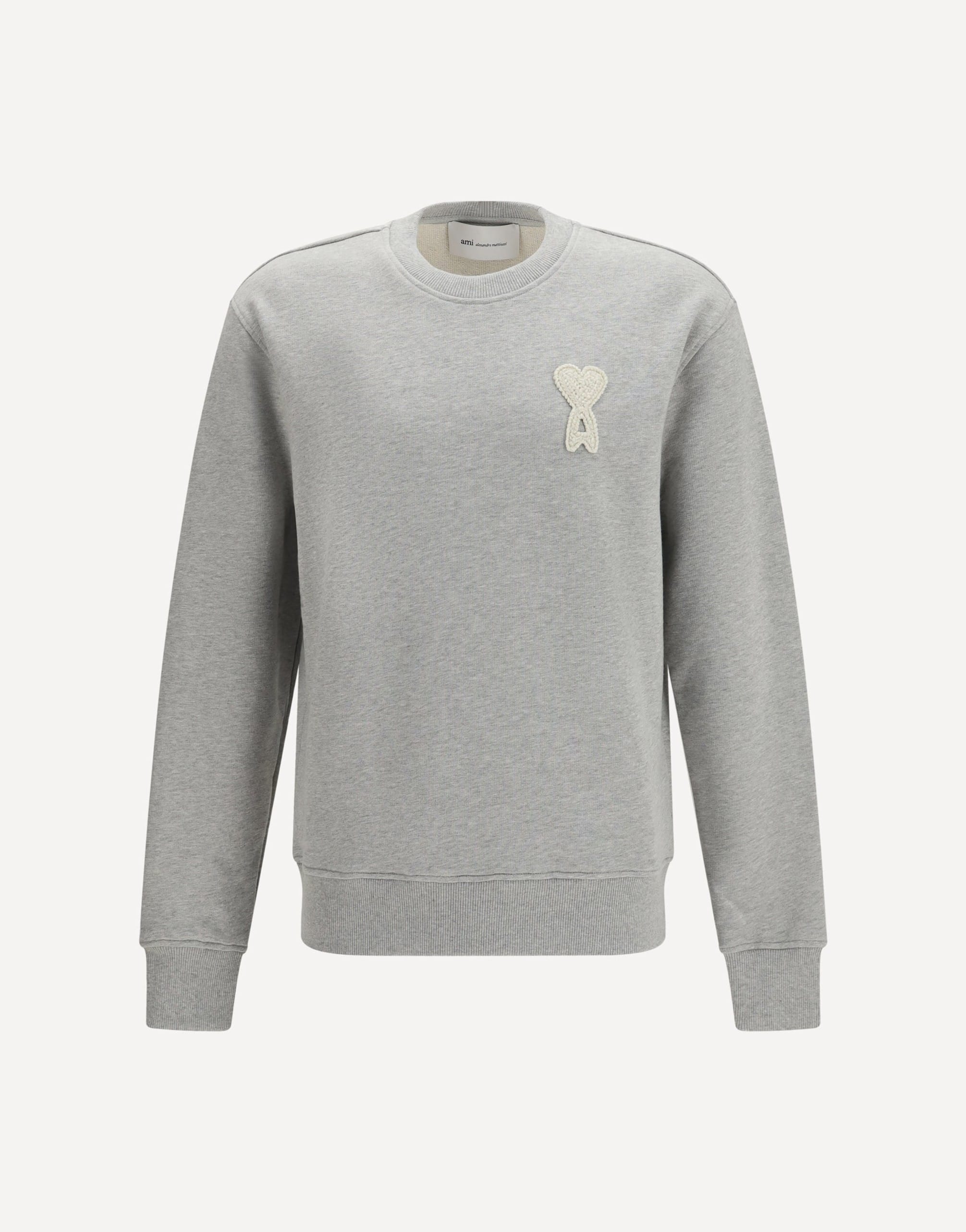 Ami Paris Ami De Coeur Cotton Knit Sweatshirt