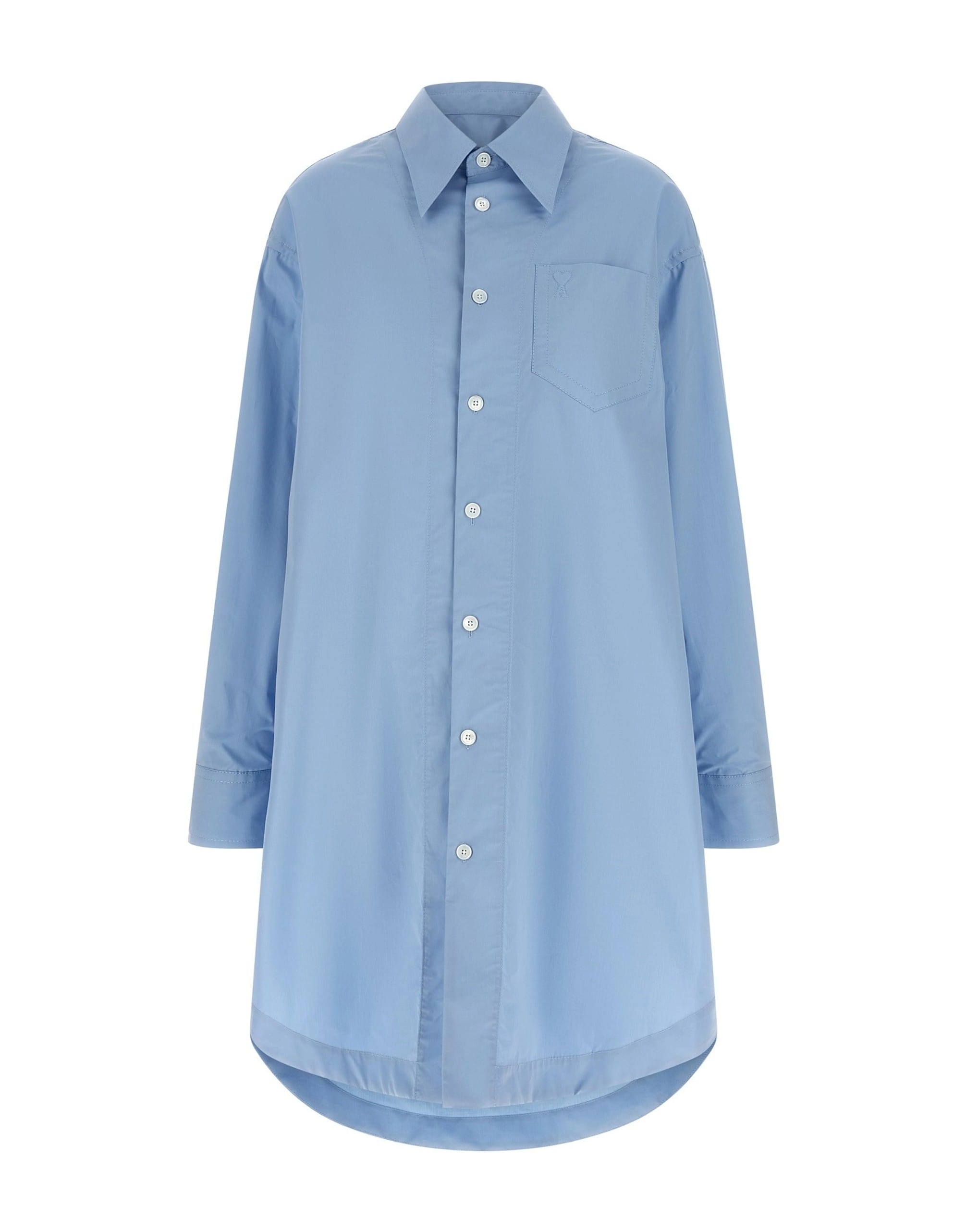 Ami Paris Ami Paris Ami De Coeur Shirt Dress