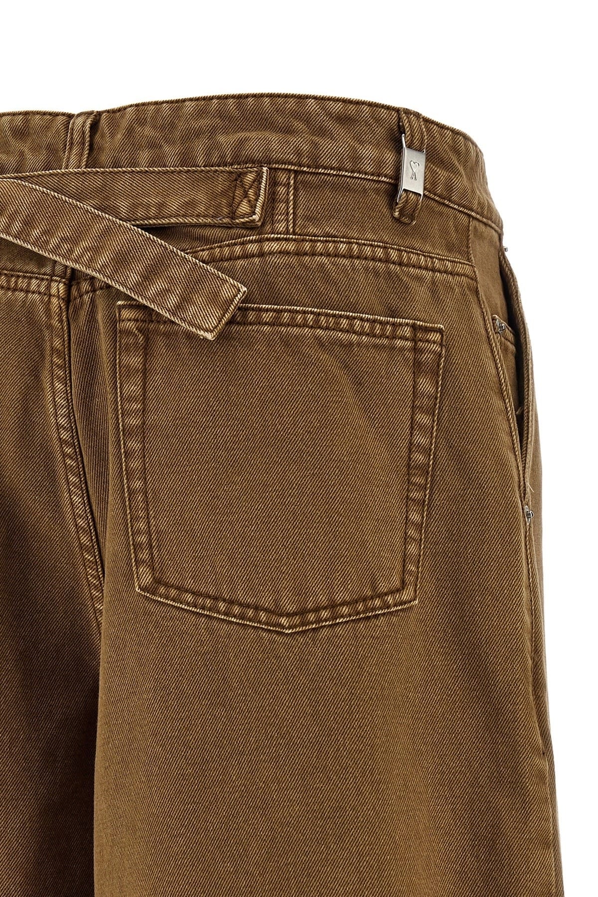 Ami Paris Ami Paris Denim Bermuda Shorts