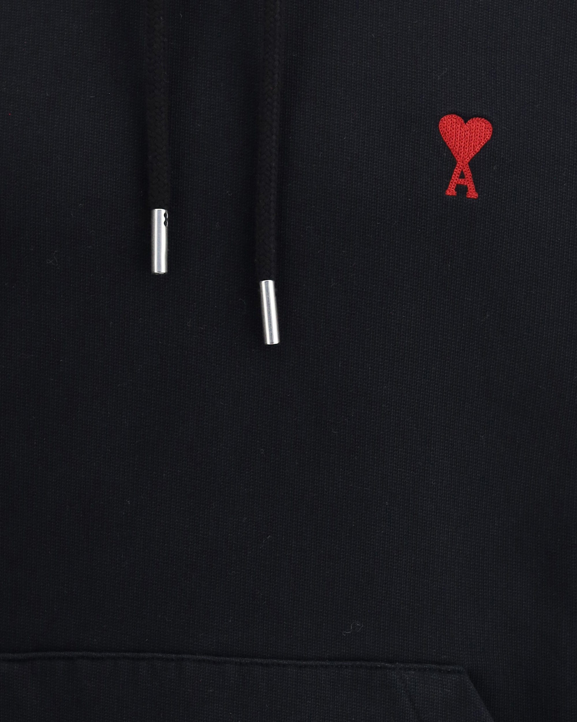 Ami Paris Embroidered Logoed Hoodie