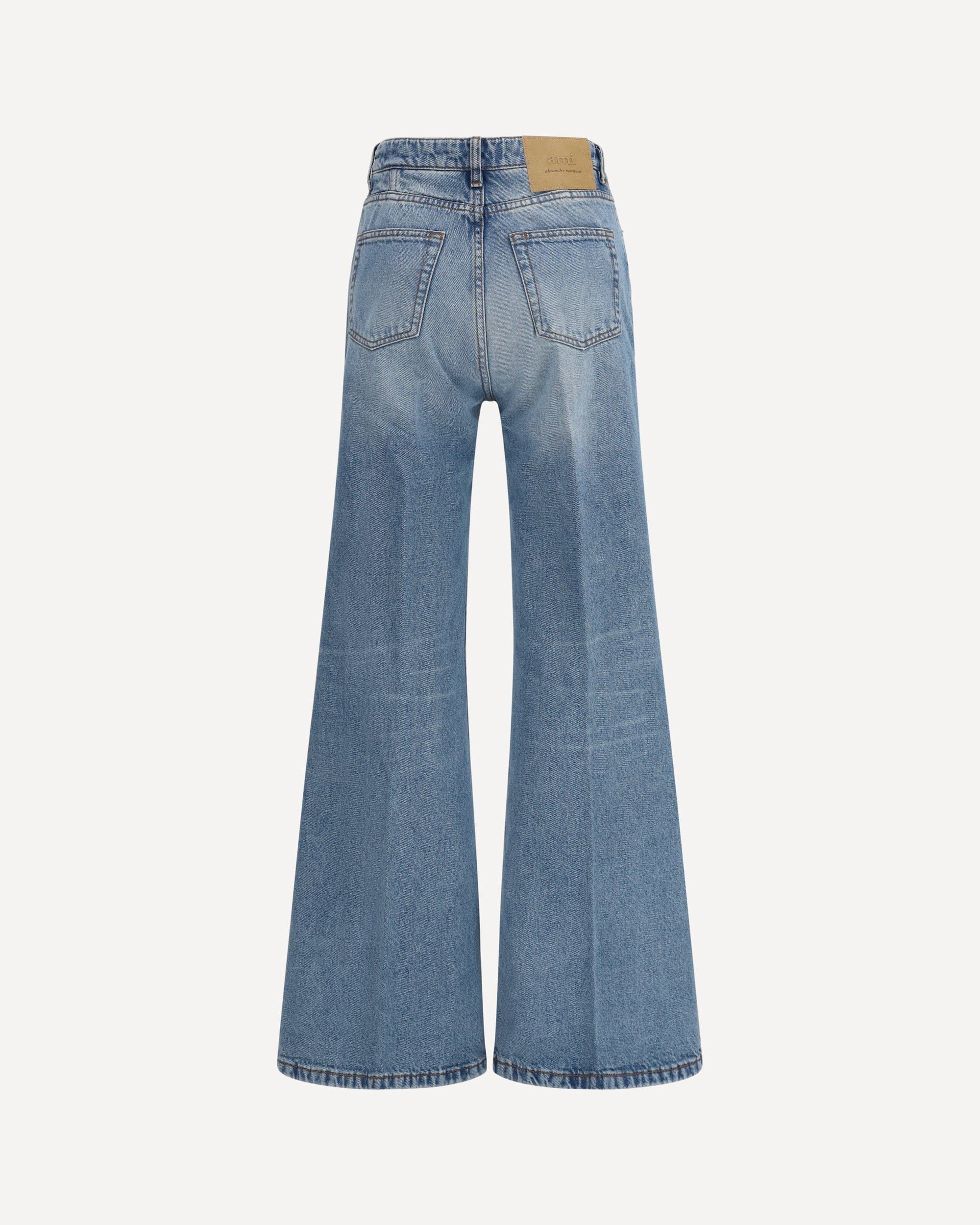 Ami Paris Flared Jeans In Denim