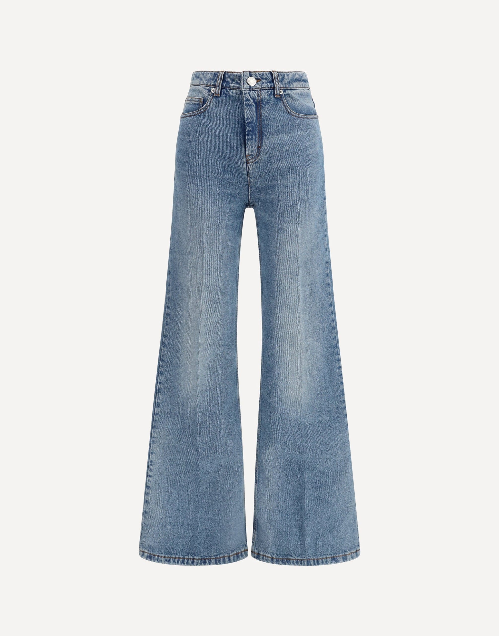 Ami Paris Flared Jeans In Denim