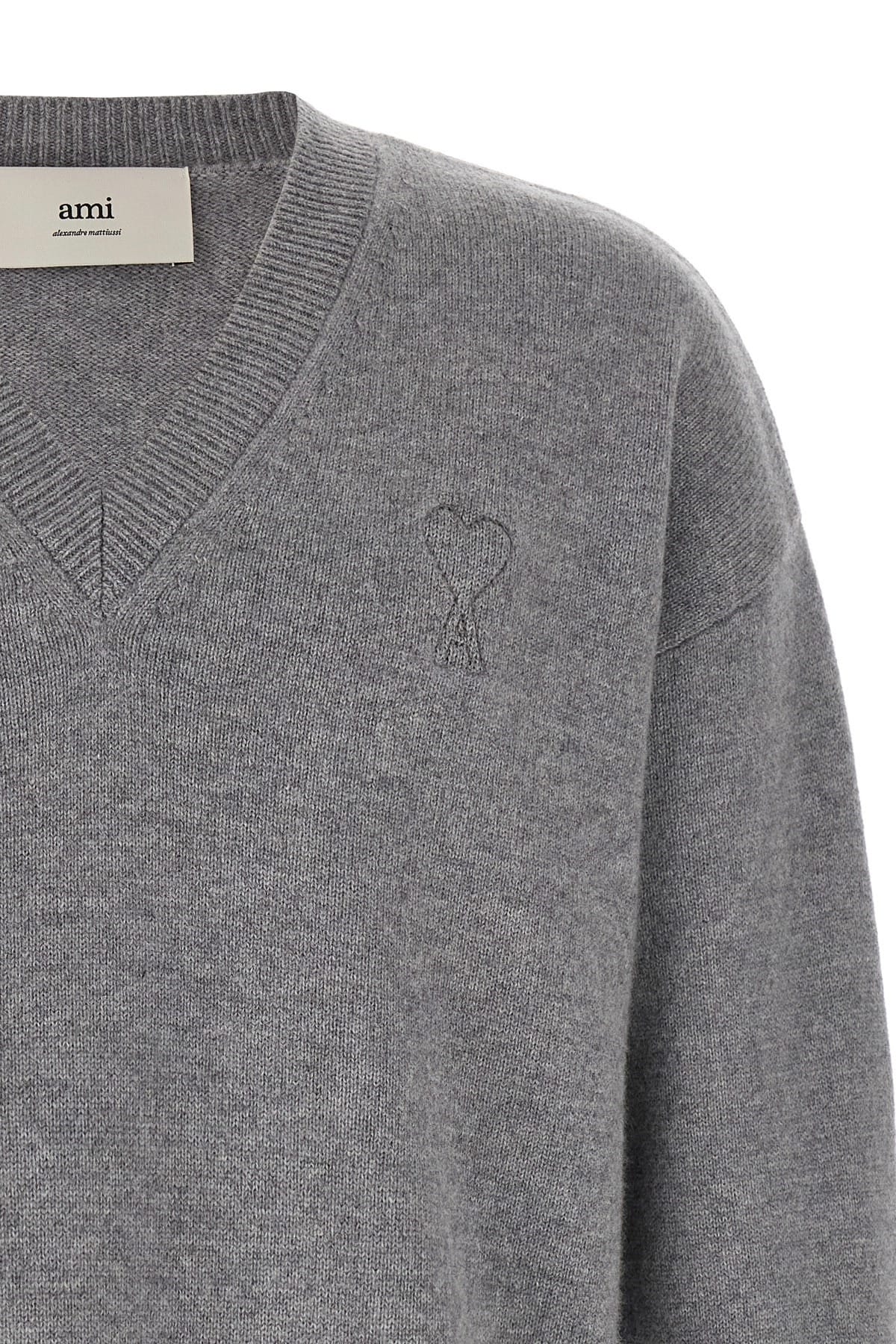 Ami Paris Ami Paris Puff Logo Patch Sweater