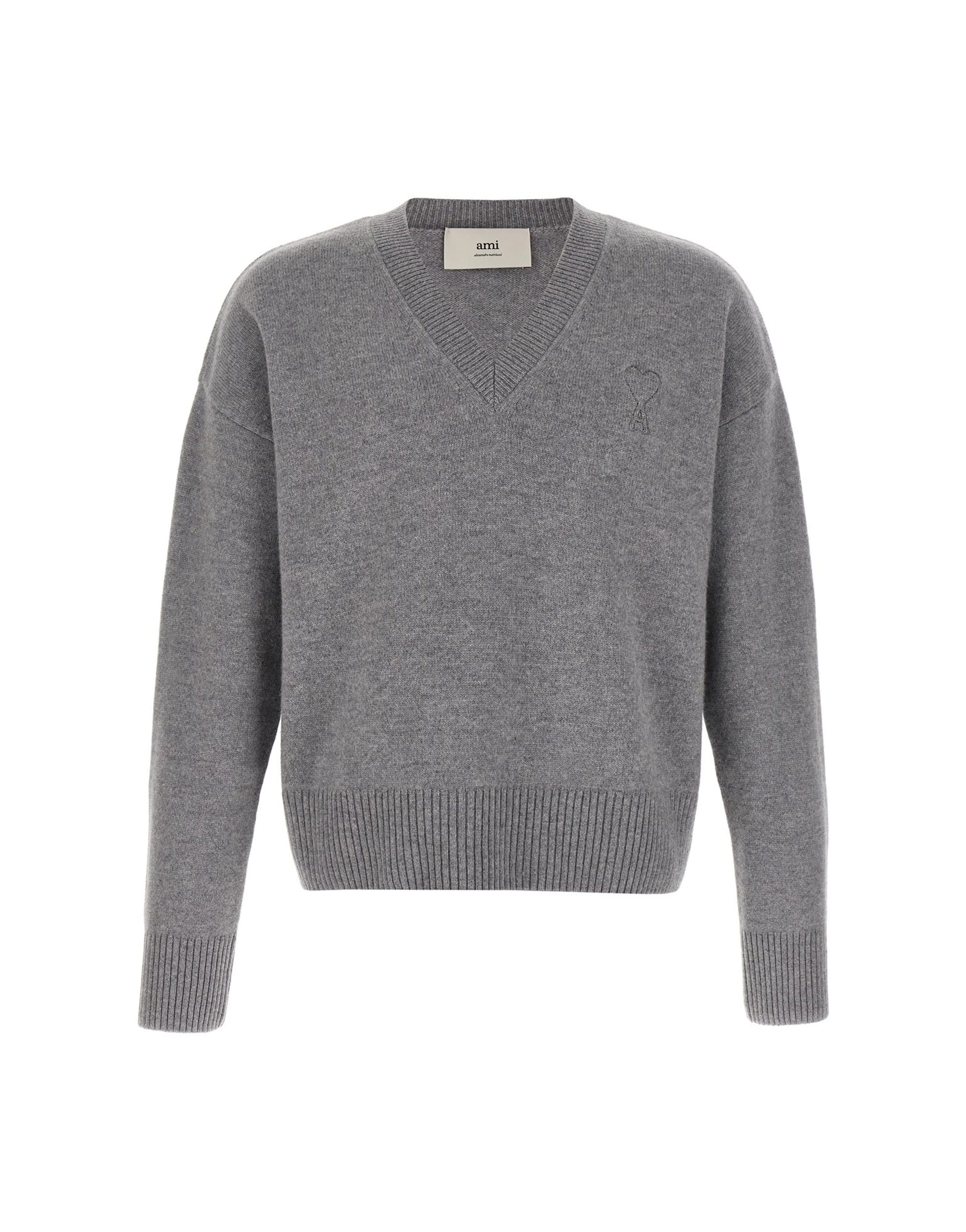 Ami Paris Ami Paris Puff Logo Patch Sweater