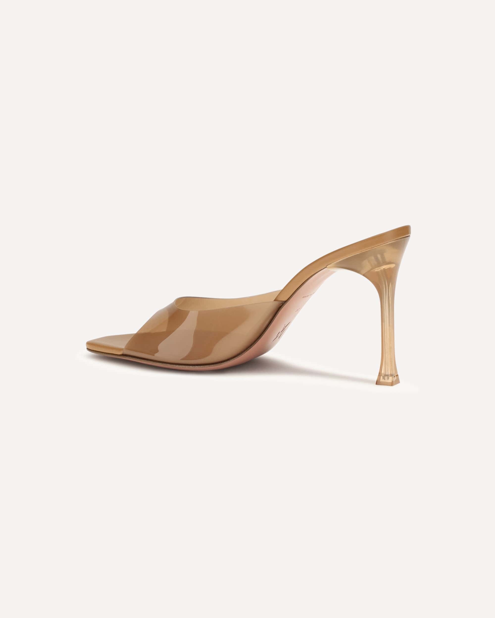Amina Muaddi Amina Muaddi Alexa Glass Mules Sandals