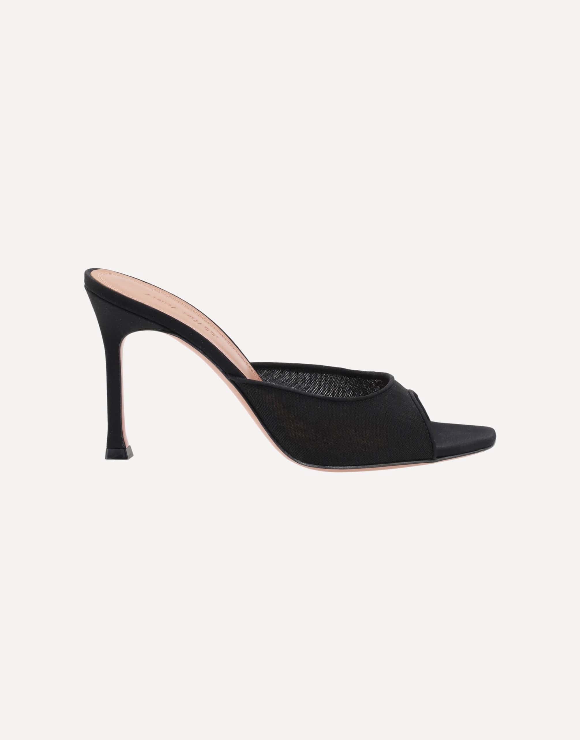 Amina Muaddi Alexa Slipper Sandals