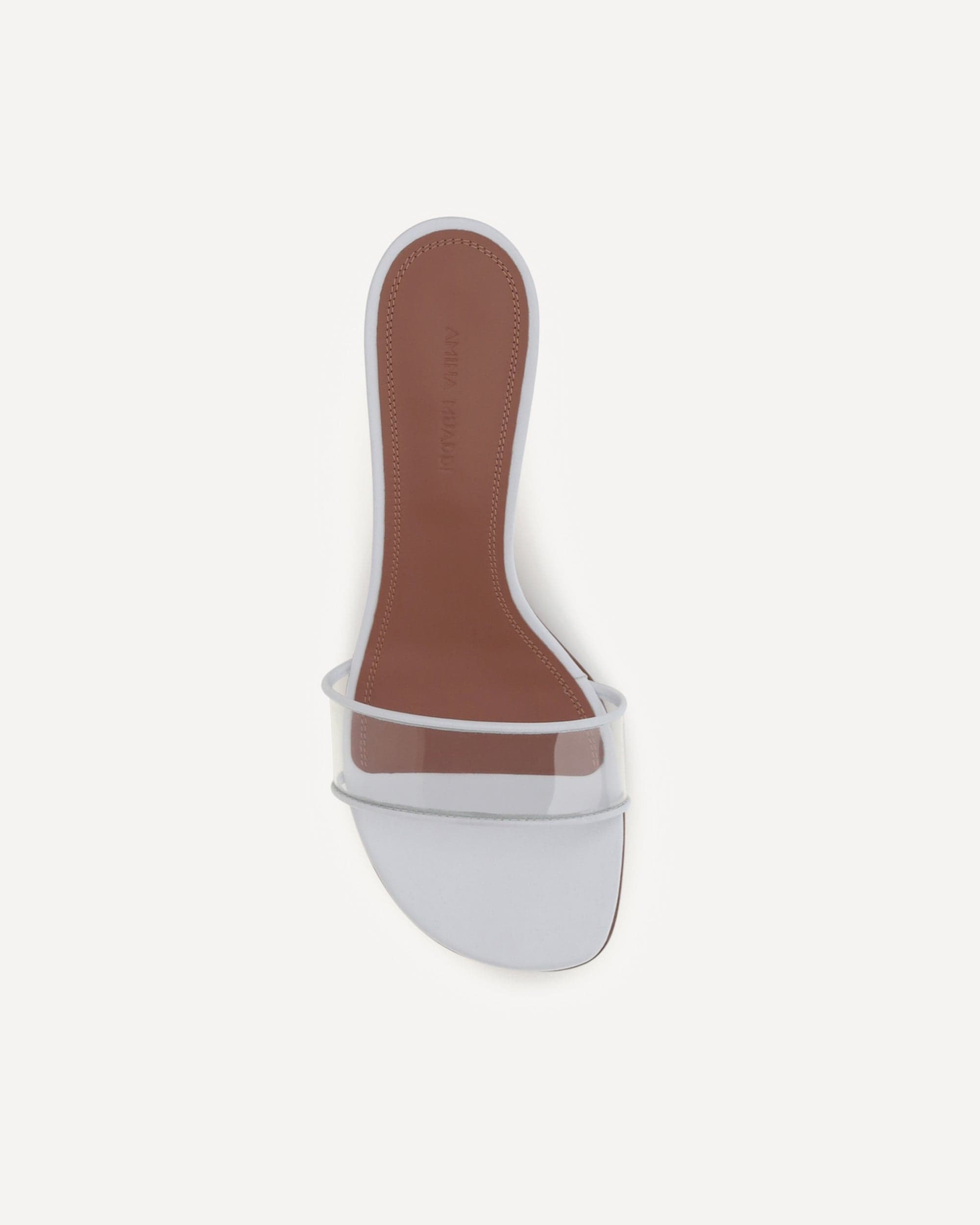 Amina Muaddi Amina Muaddi Andreea Glass Mule Sandals