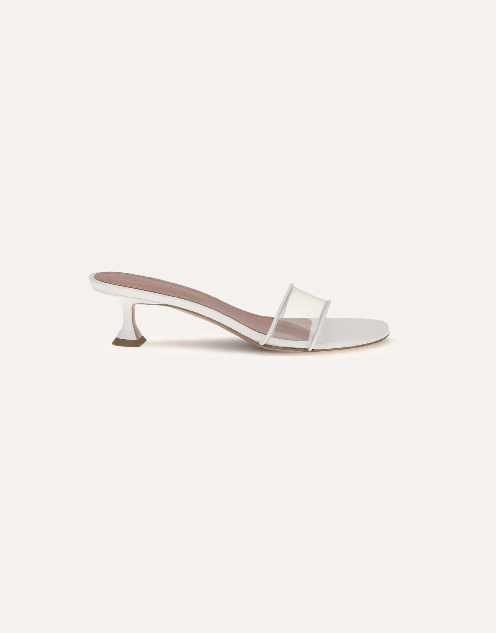 Amina Muaddi Amina Muaddi Andreea Glass Mule Sandals