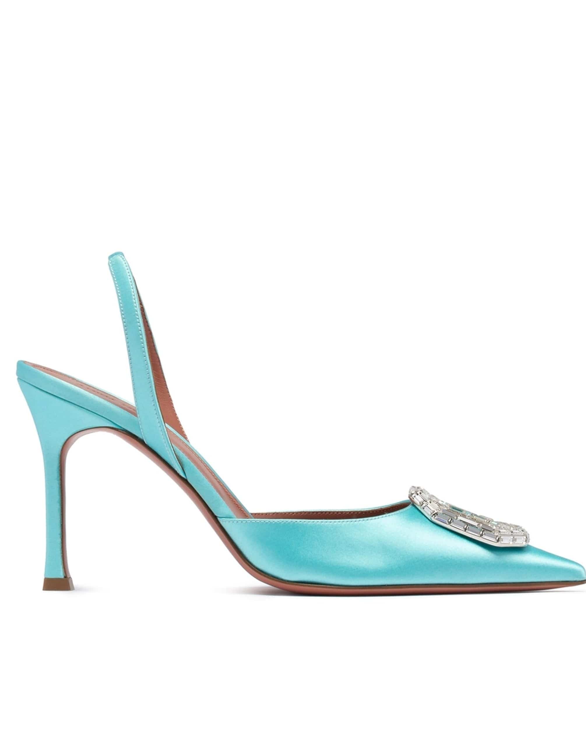 Amina Muaddi Camelia Slingback Pumps