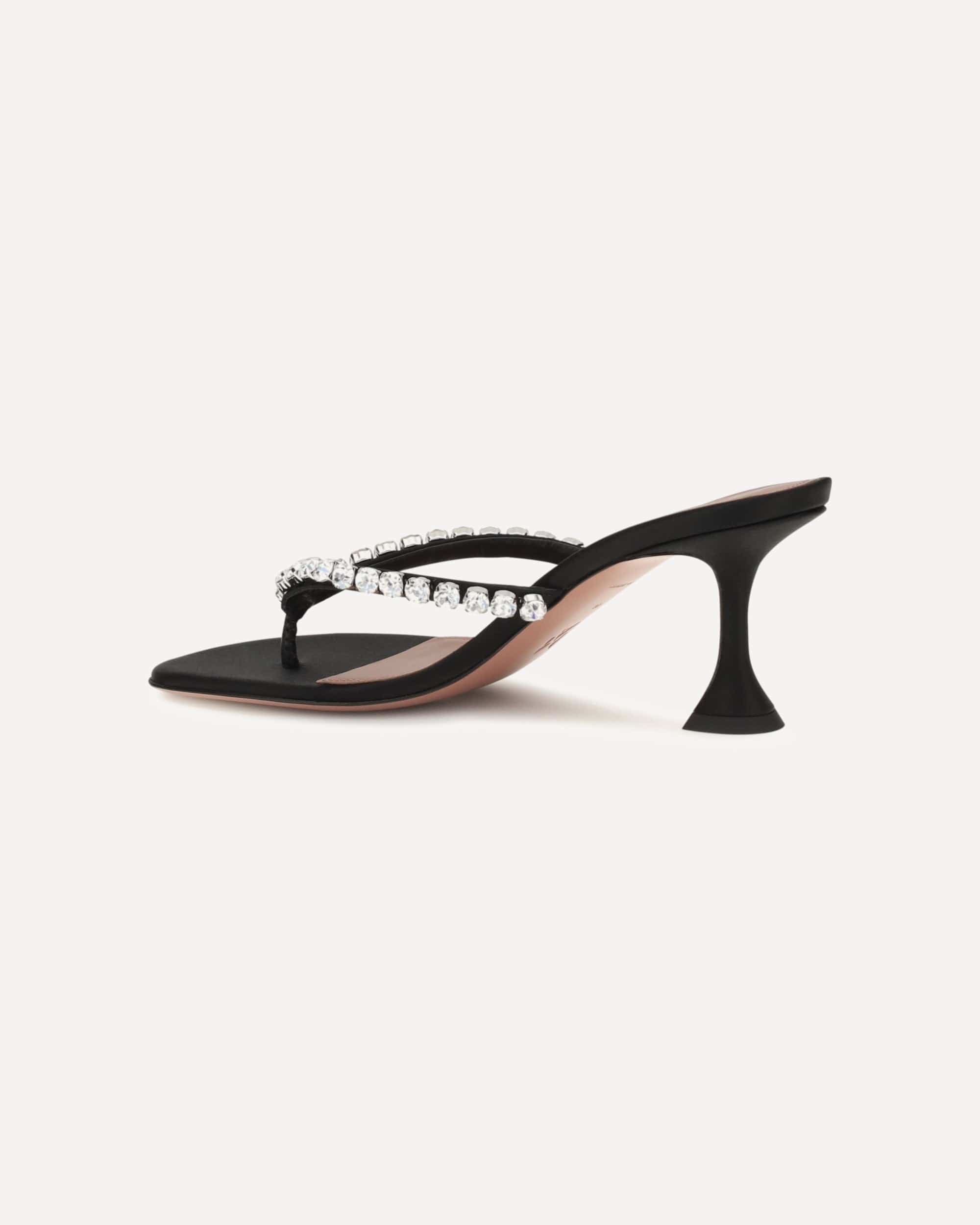 Amina Muaddi Amina Muaddi Gigi Crystal-Embellished Thong Sandals