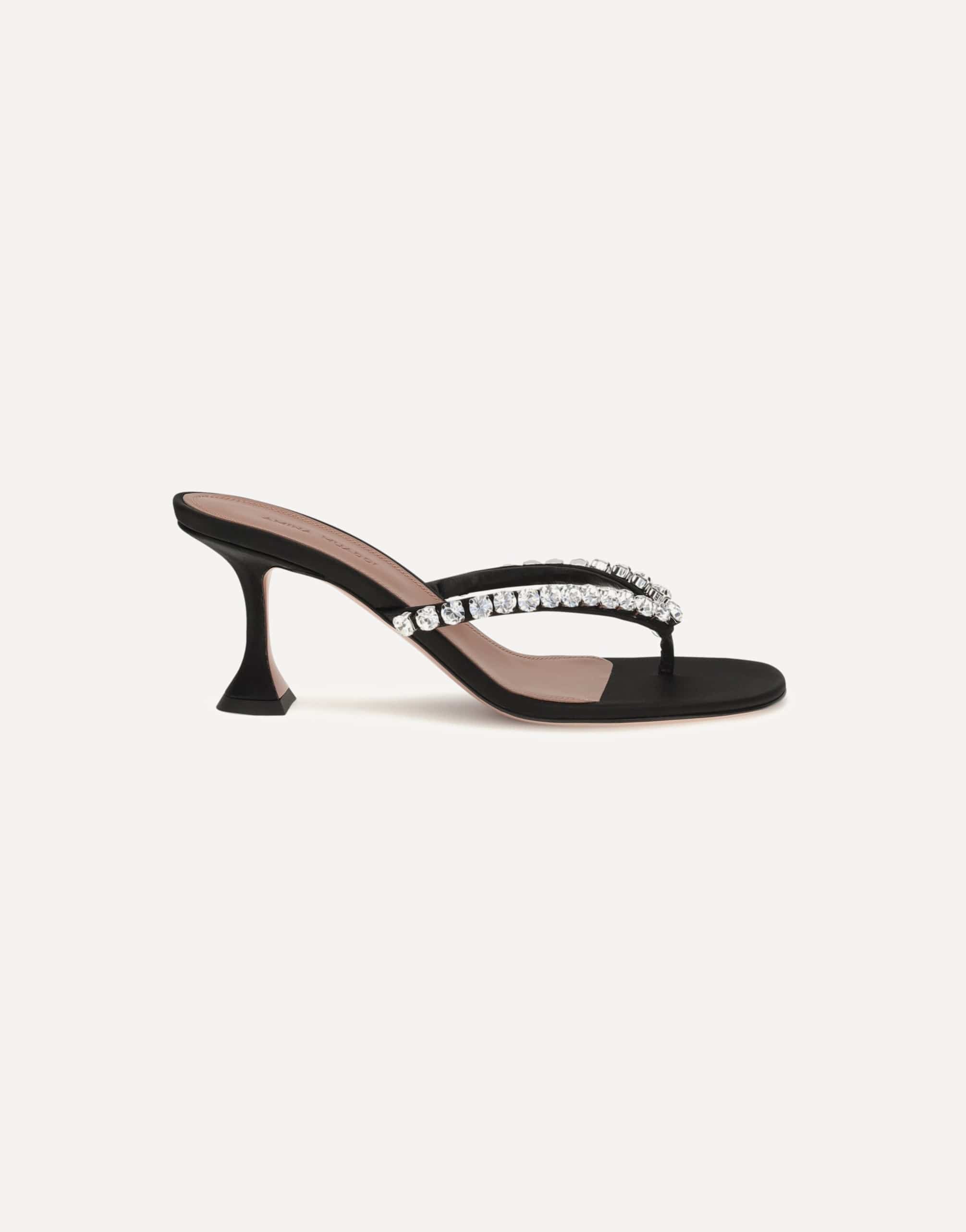 Amina Muaddi Amina Muaddi Gigi Crystal-Embellished Thong Sandals