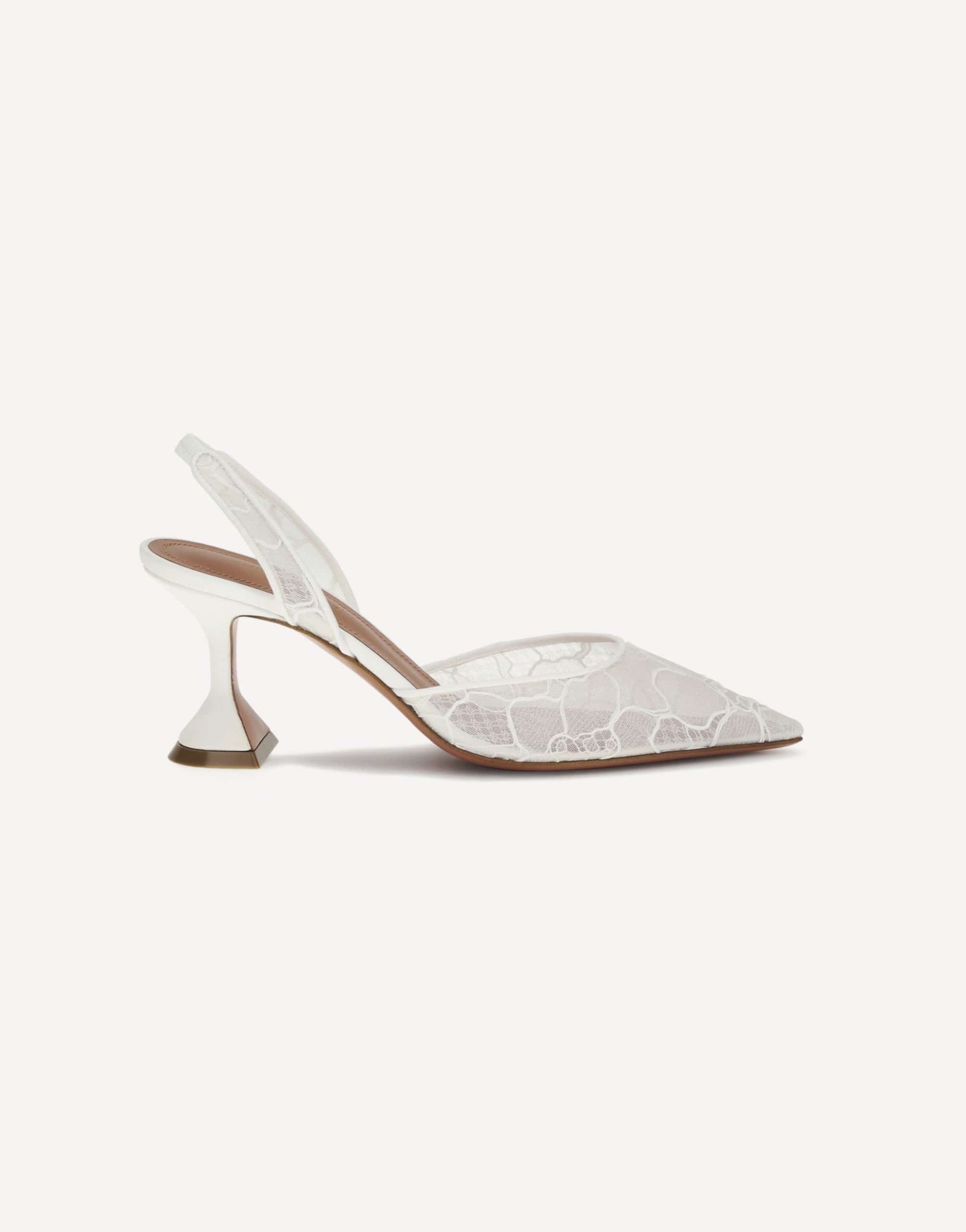 Amina Muaddi Holli Lace Pumps