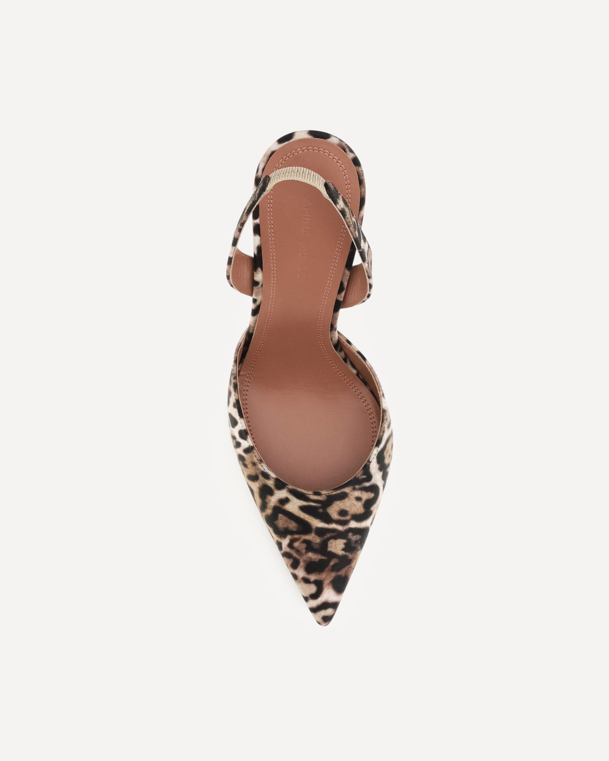 Amina Muaddi Amina Muaddi Holli Leopard Print Pumps
