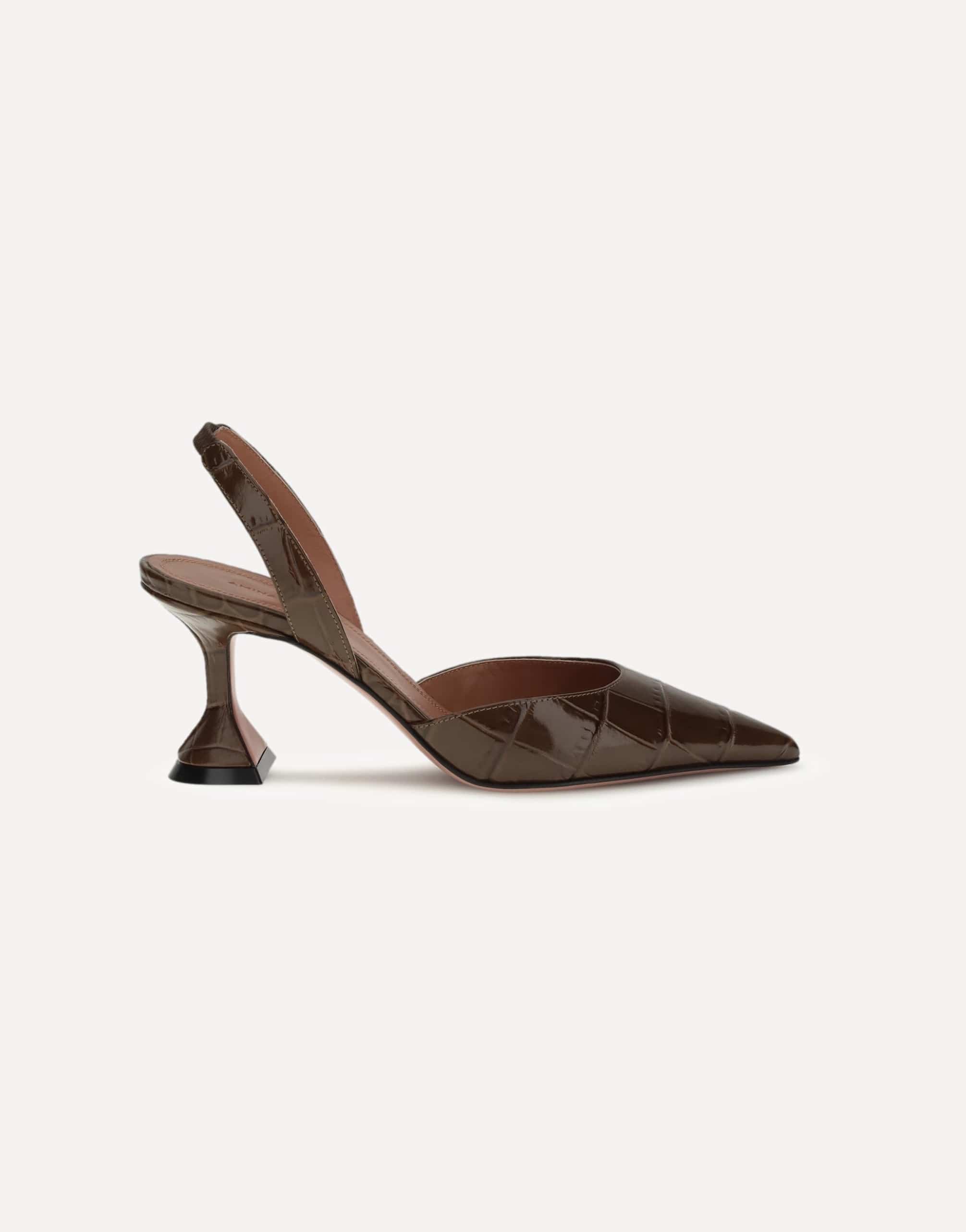 Amina Muaddi Holli Slingback Pumps