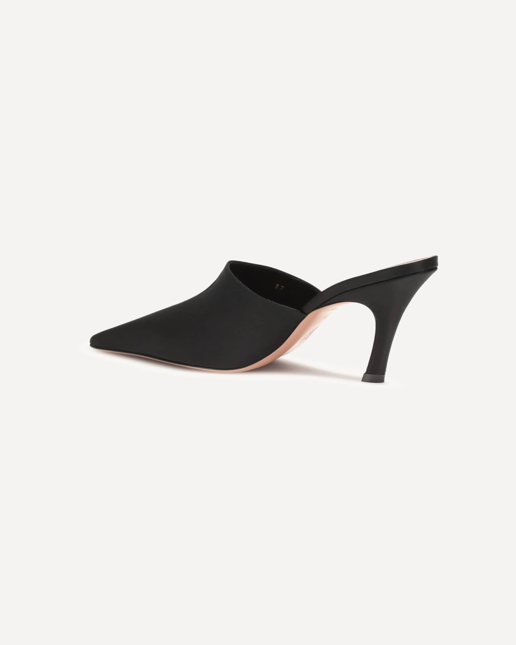 Amina Muaddi Amina Muaddi Jamie Mules Sandals Angled Heel