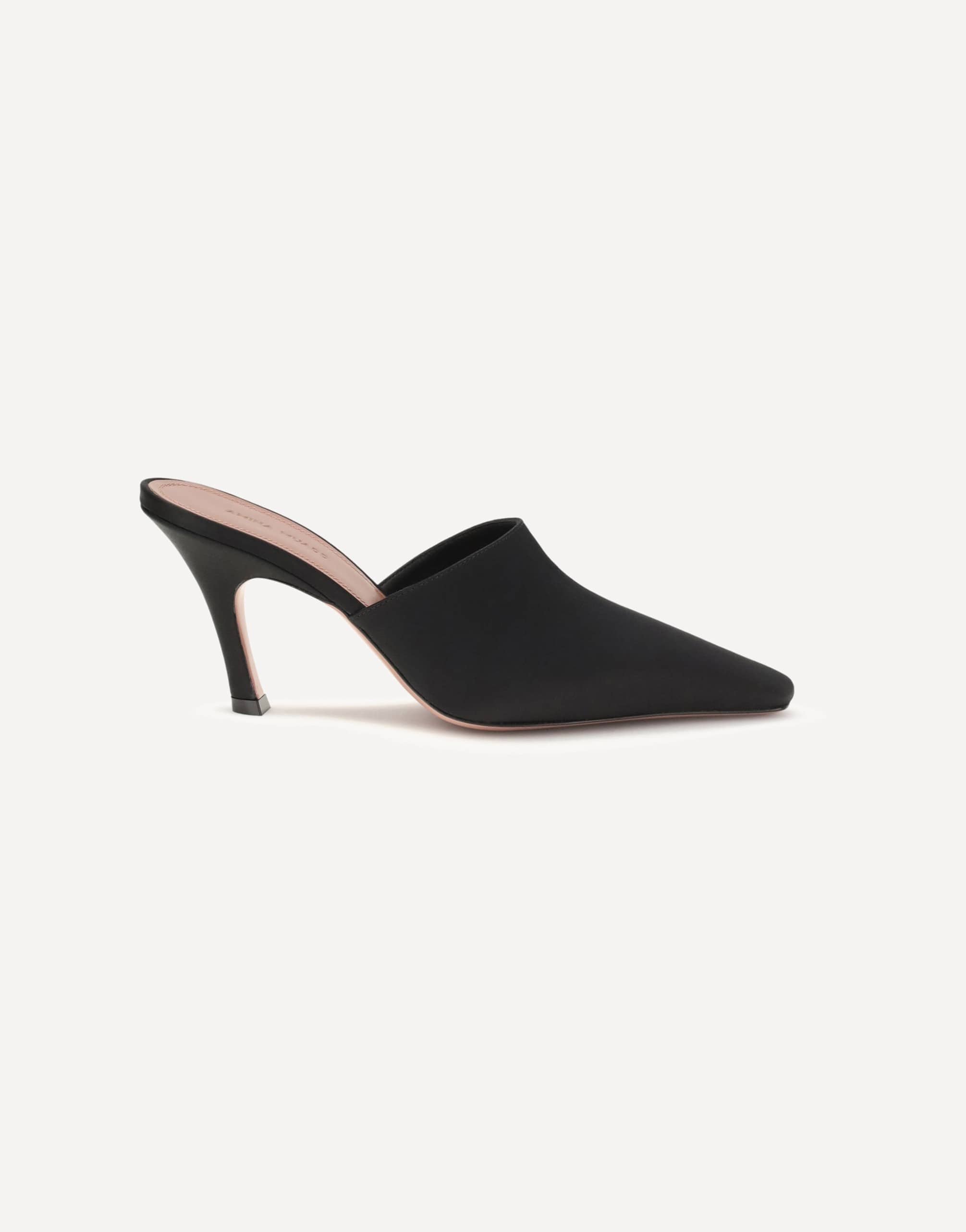 Amina Muaddi Amina Muaddi Jamie Mules Sandals Angled Heel