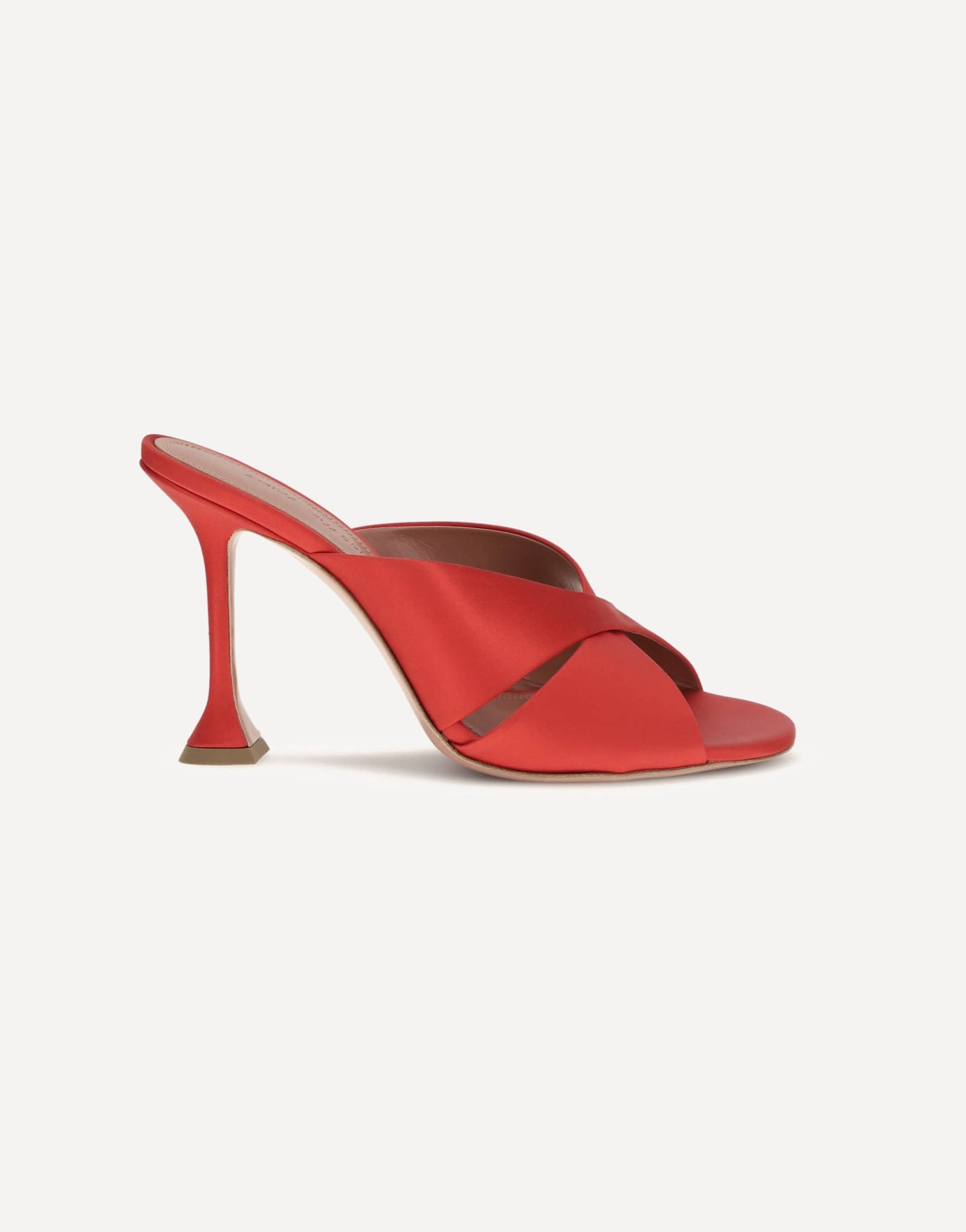Amina Muaddi Salma Satin Sandals