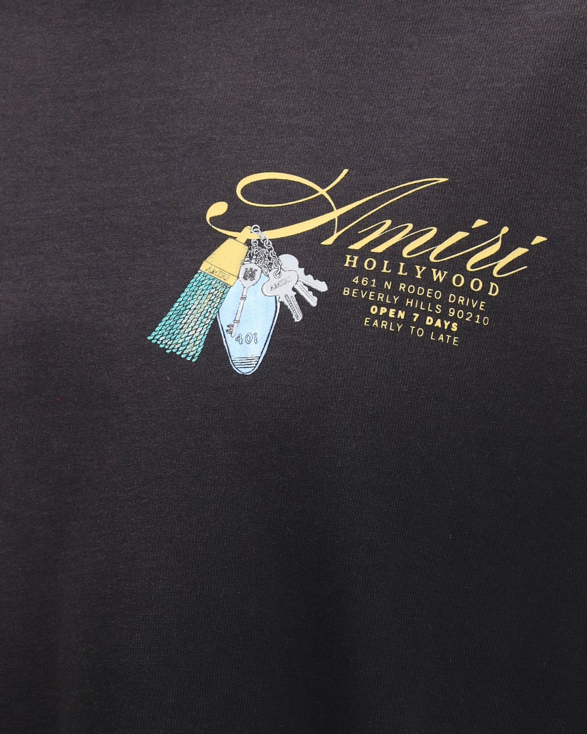 Amiri Chateau Keys Logo T-Shirt