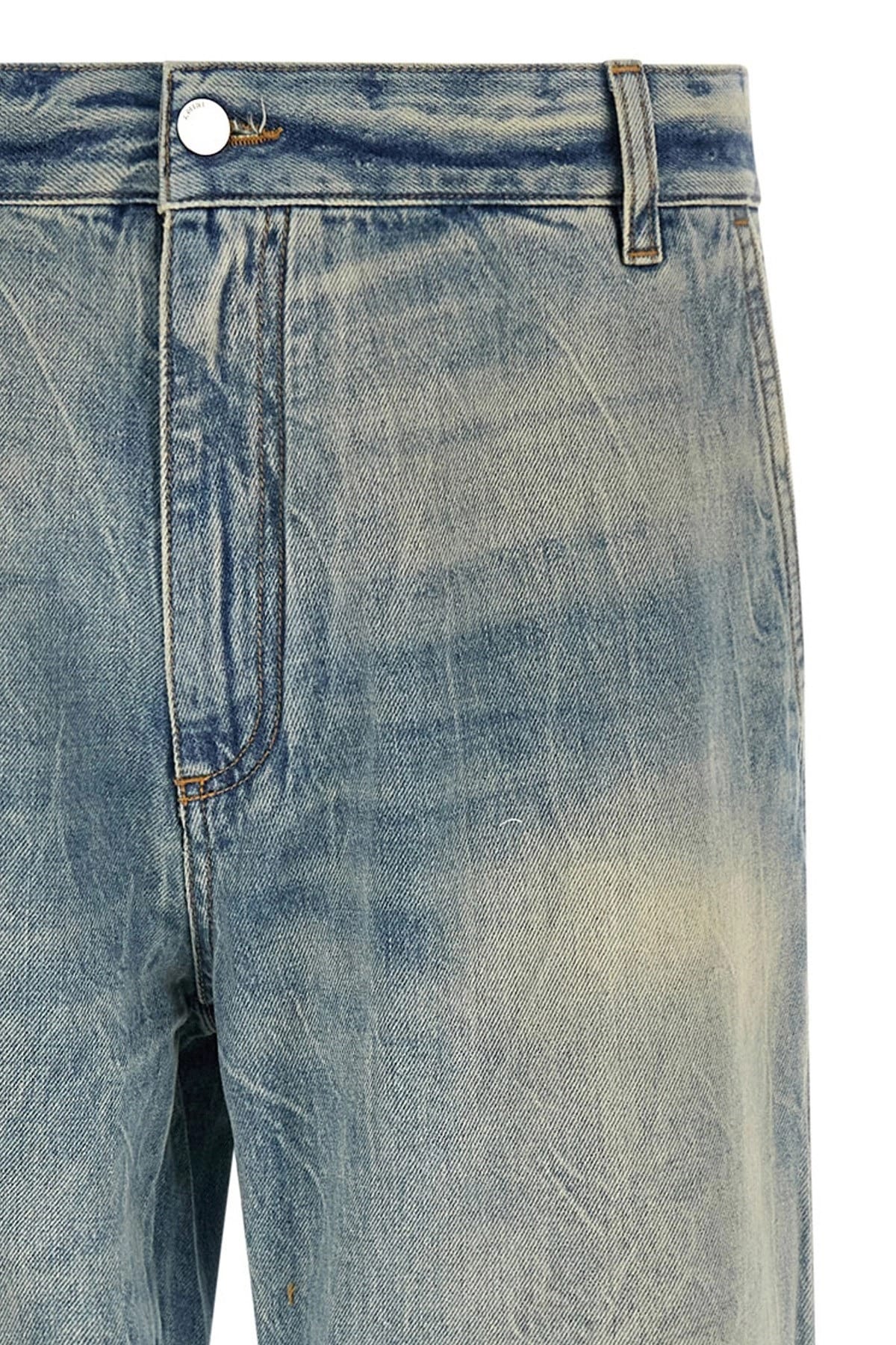 Amiri Amiri Checkered Repair Bootcut Jeans