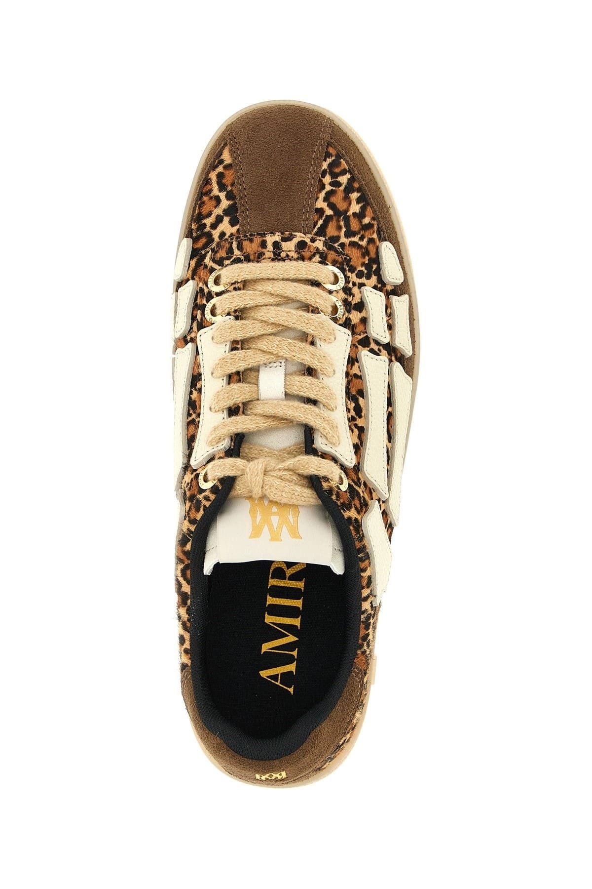 Amiri Amiri Leopard Pacific Bones Sneakers