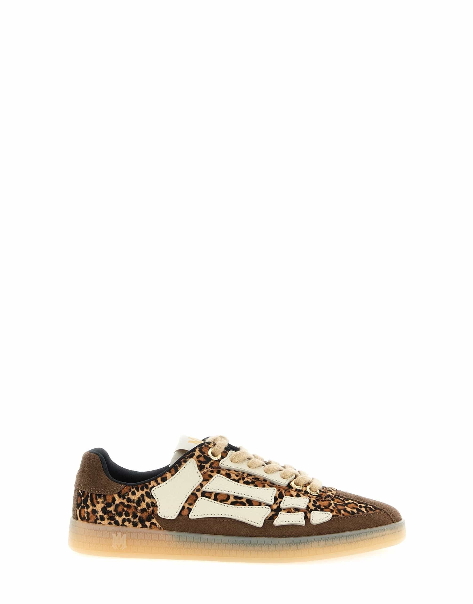 Amiri Amiri Leopard Pacific Bones Sneakers