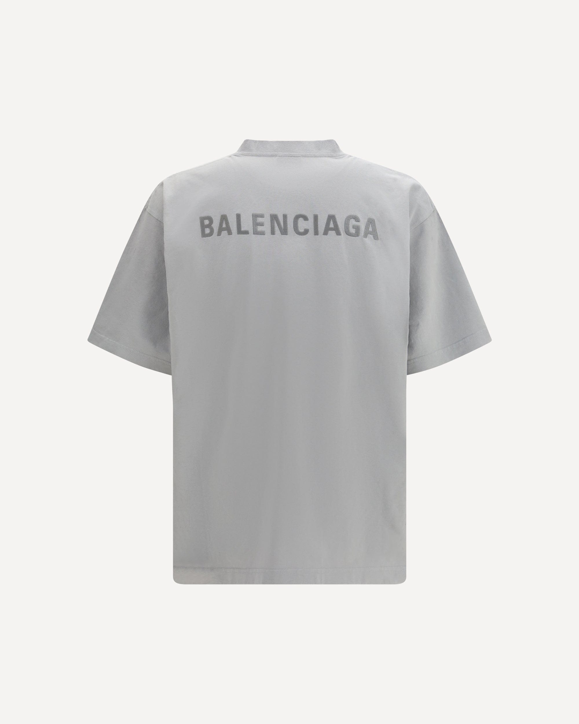 Balenciaga Back Medium Fit T-Shirt In Dry Jersey