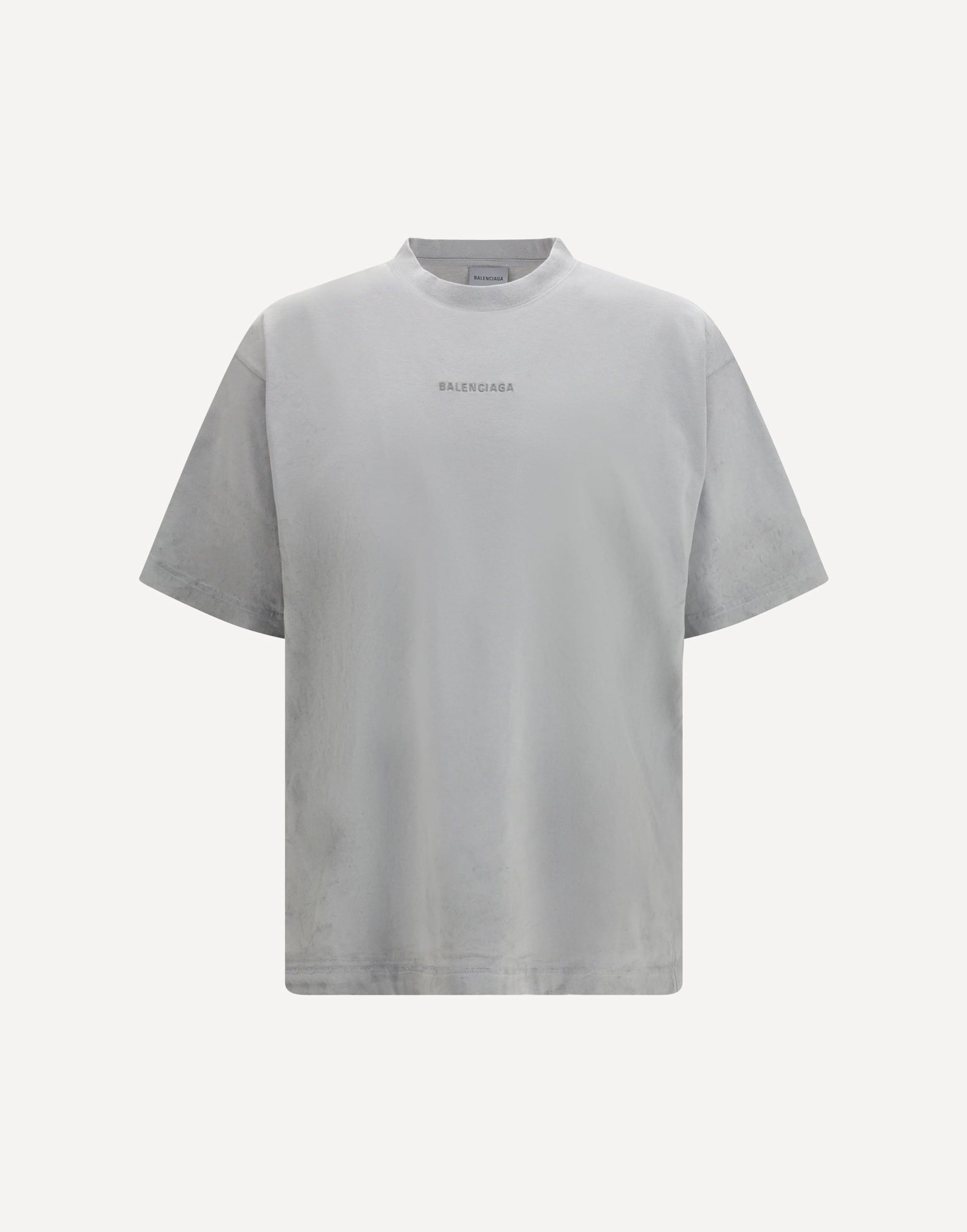 Balenciaga Back Medium Fit T-Shirt In Dry Jersey