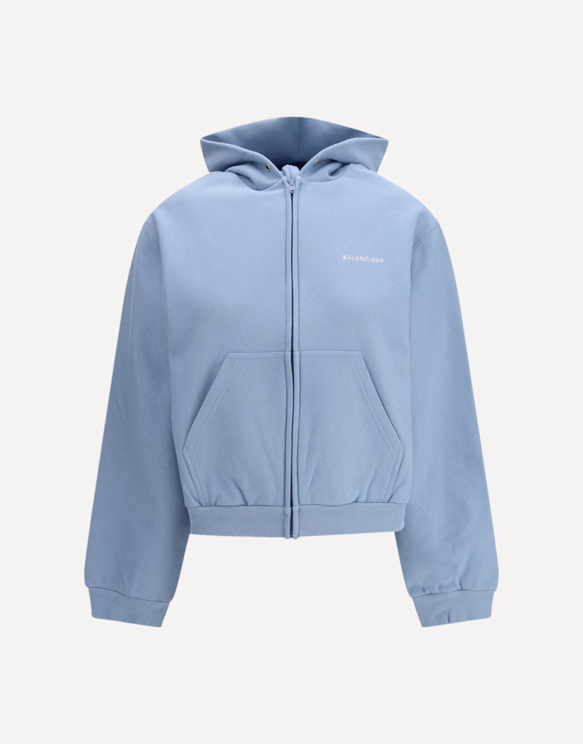 Balenciaga Back Zip-Up Hoodie